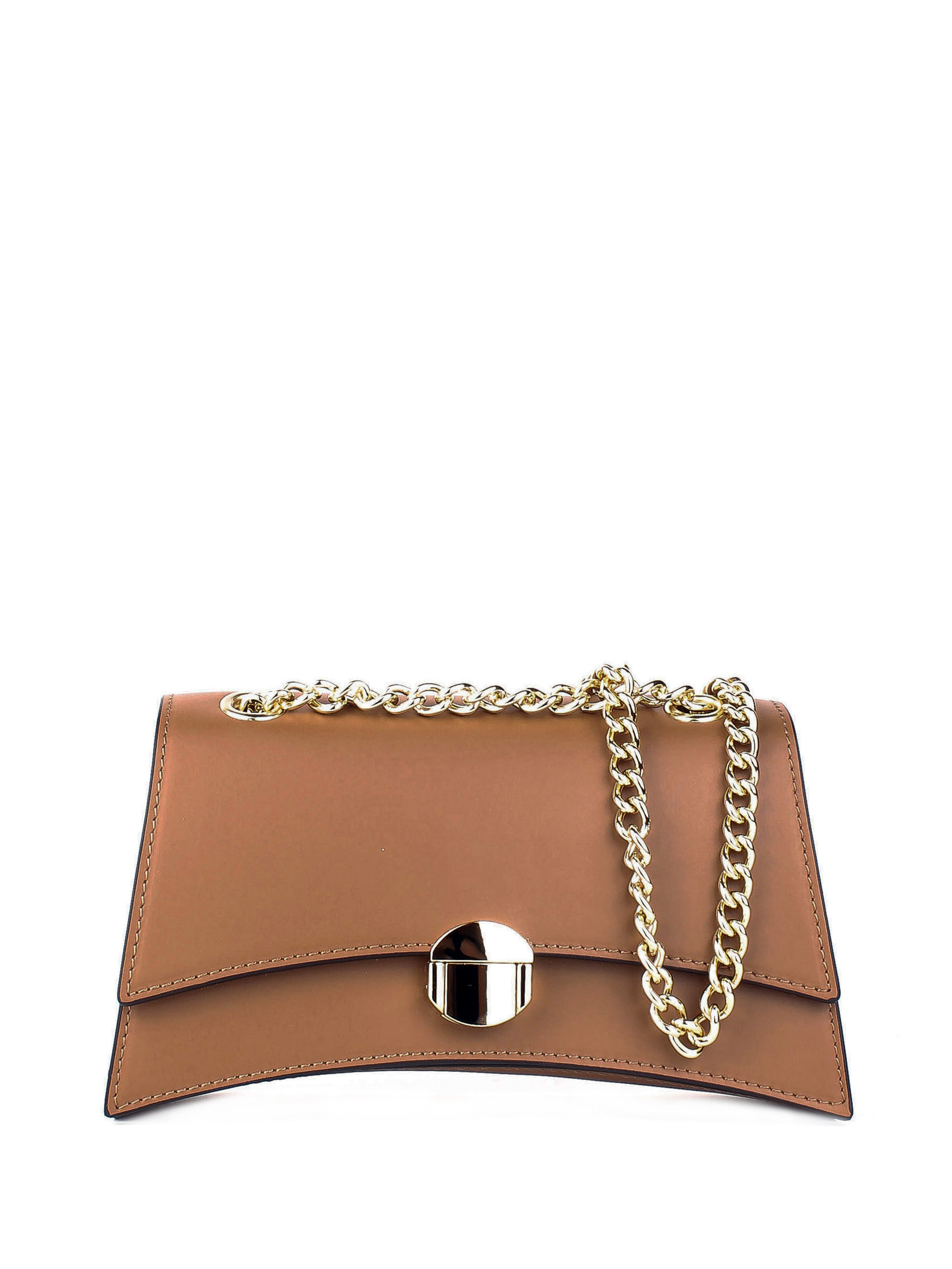 Bandolera de piel italiana Rojo 4230-45-31