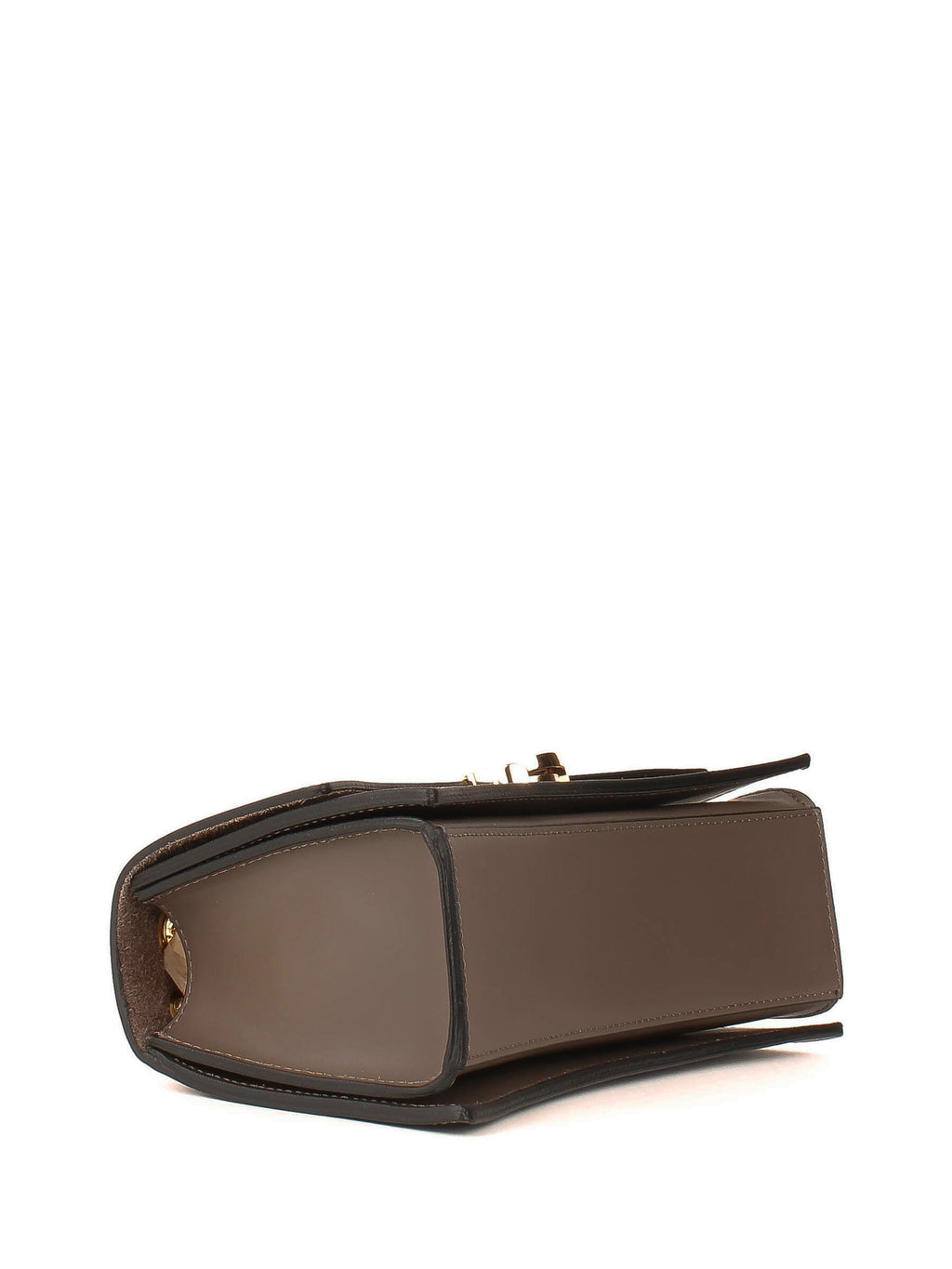 Bandolera de piel italiana Gris, Marrón 4230-104-31