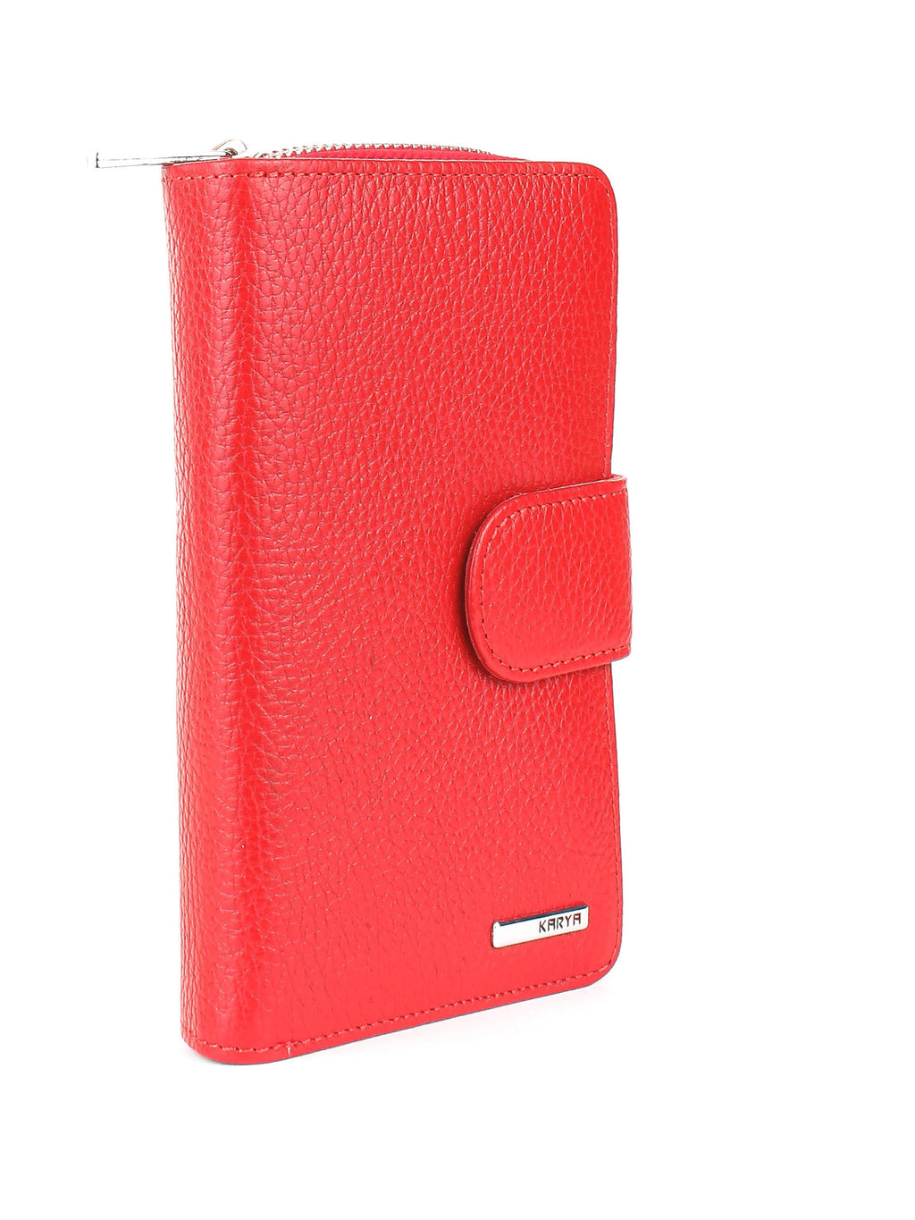 Cartera de piel italiana Rojo 2009-46