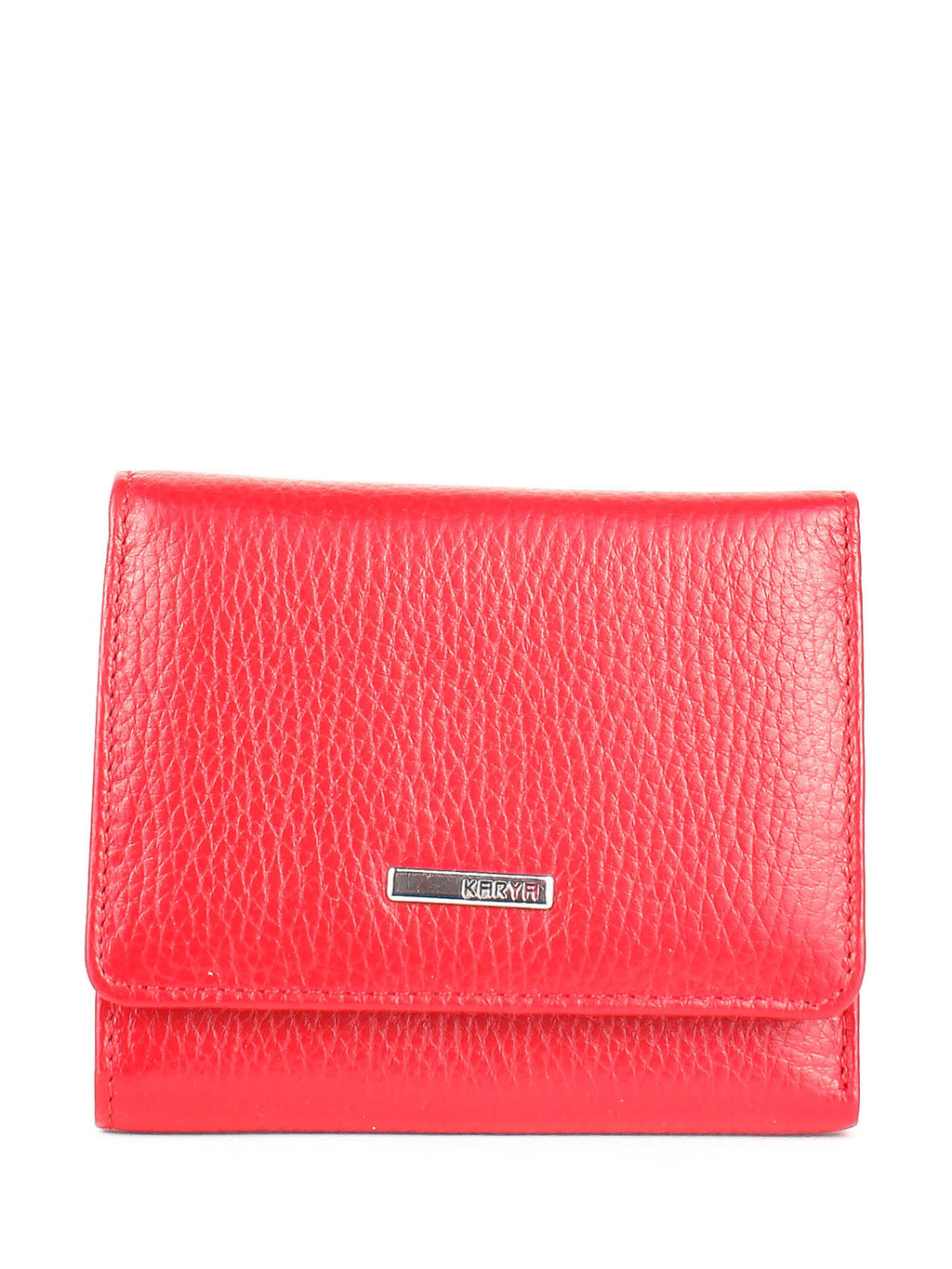 Cartera de piel italiana Rojo 2021-46