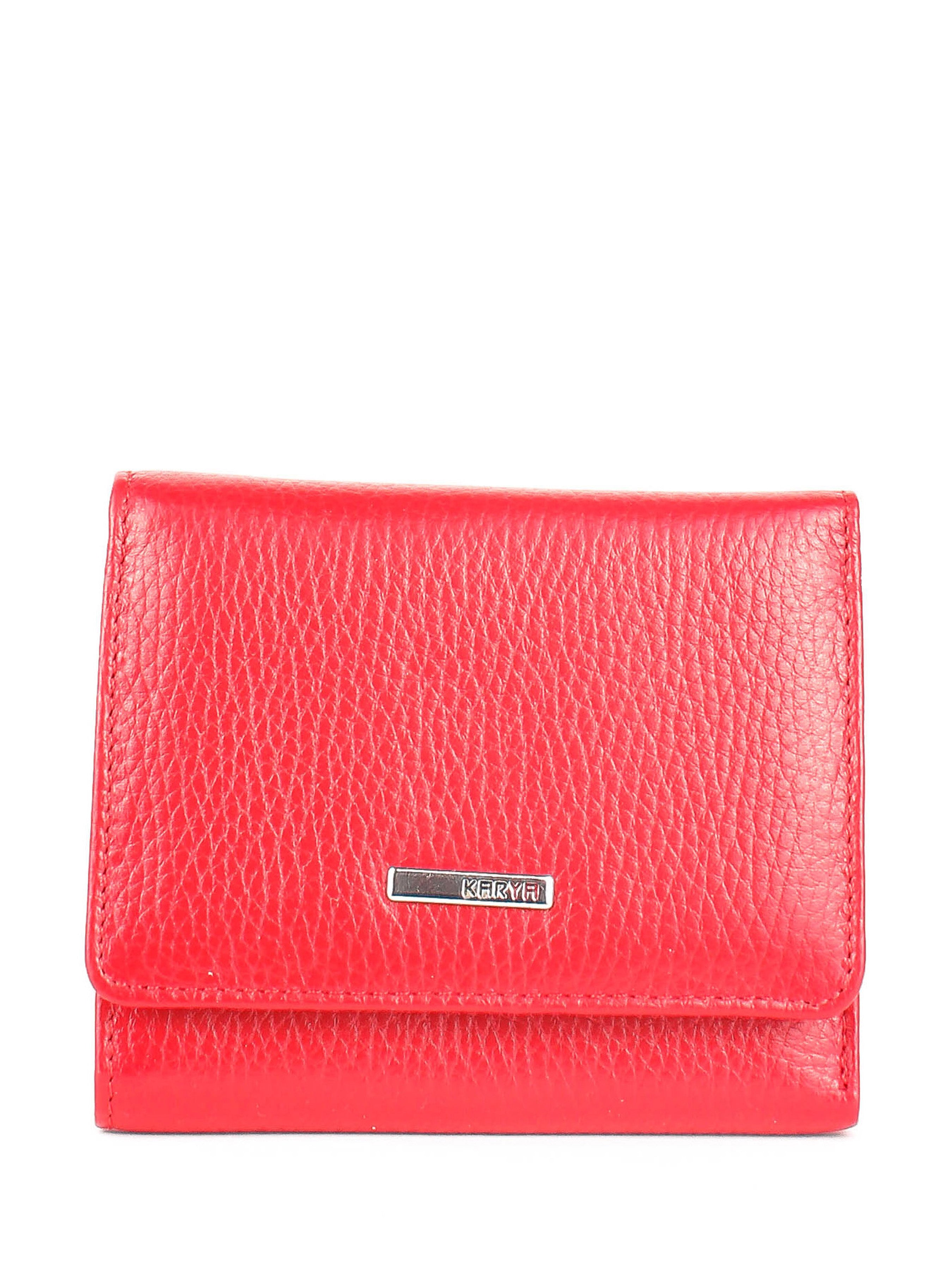 Cartera de piel italiana Rojo 2021-46