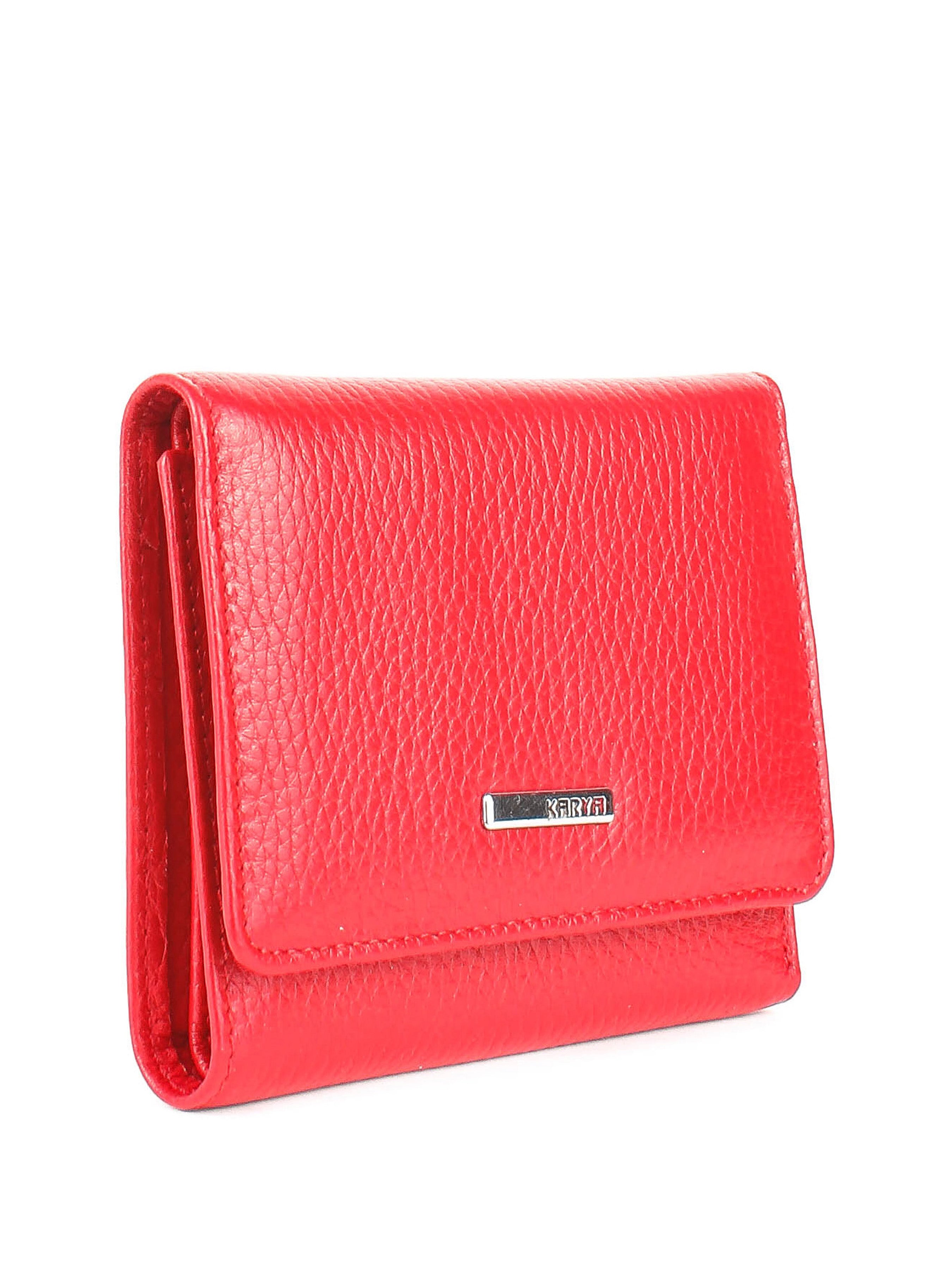 Cartera de piel italiana Rojo 2021-46