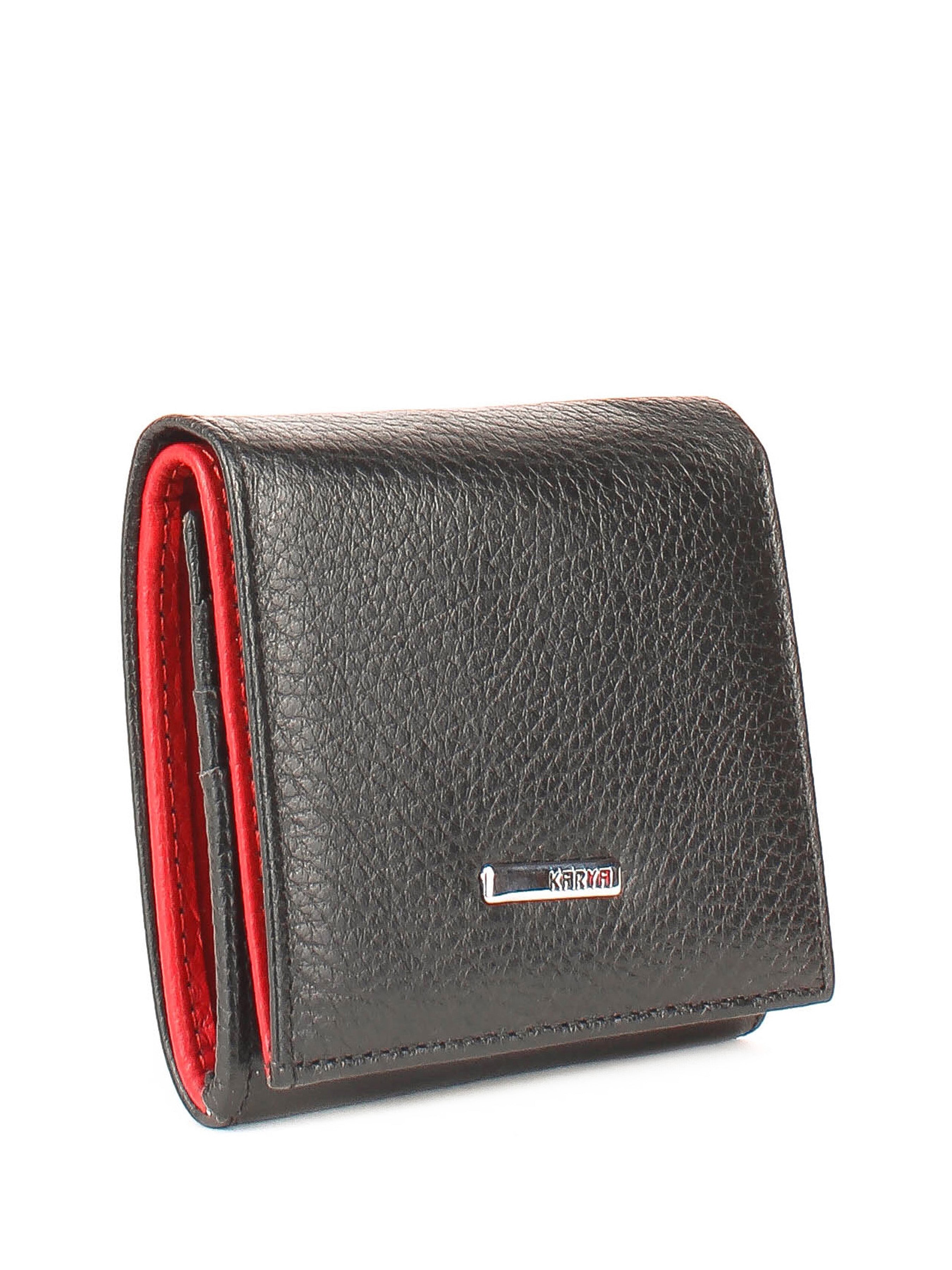 Cartera de piel italiana Negro 1203-45-46