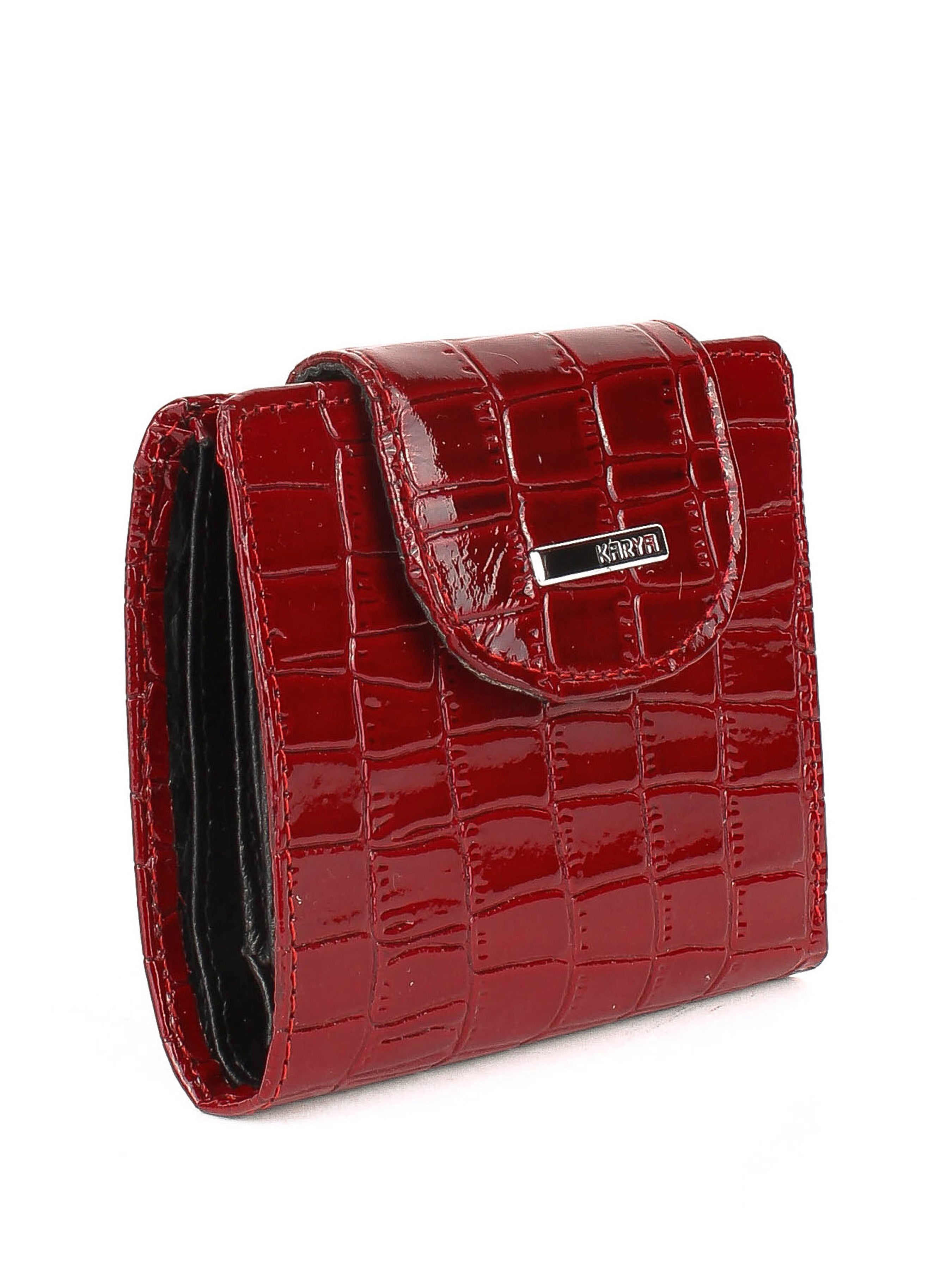 Cartera de piel italiana Burgoña 1052-08-45