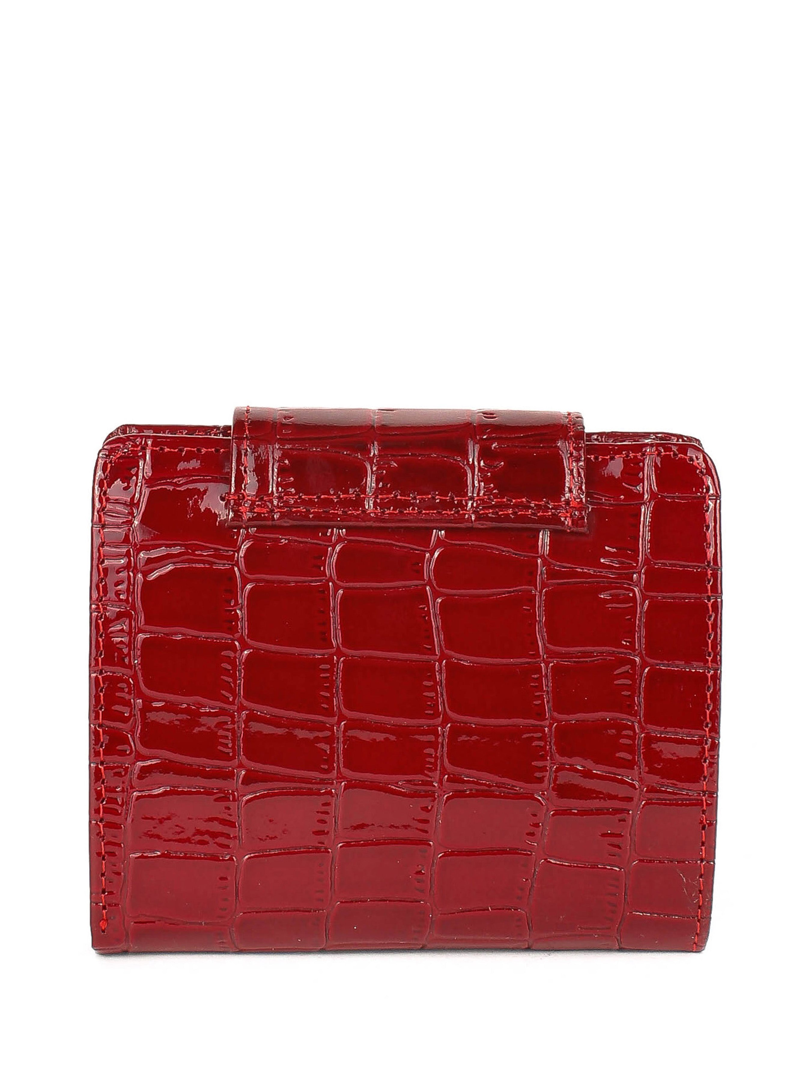 Cartera de piel italiana Burgoña 1052-08-45