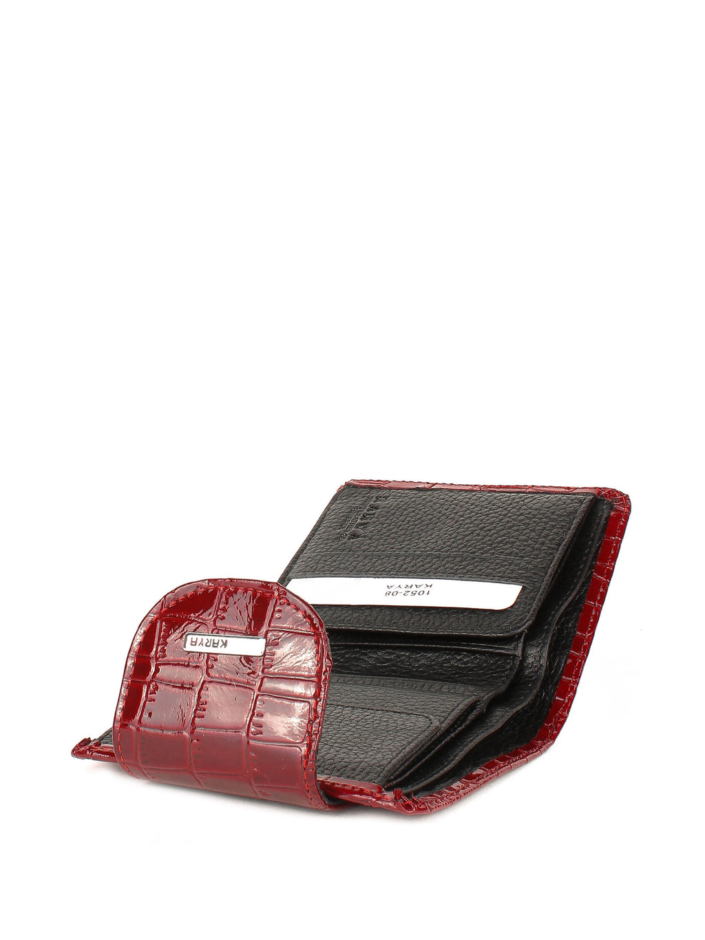 Cartera de piel italiana Burgoña 1052-08-45