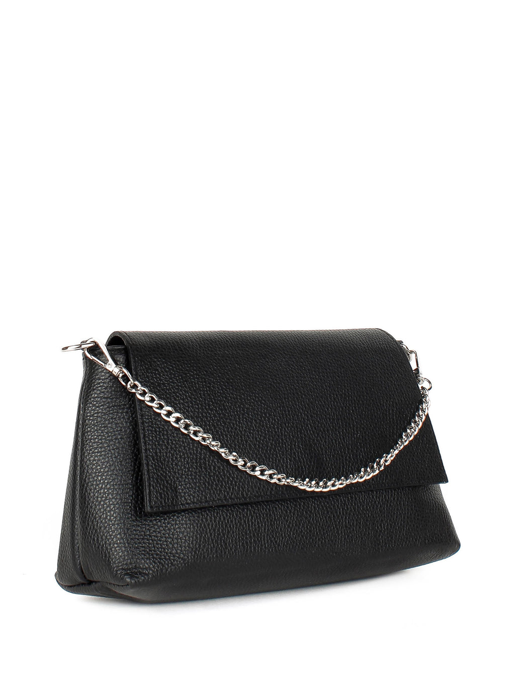 Bandolera de piel italiana Negro 2533-05-32