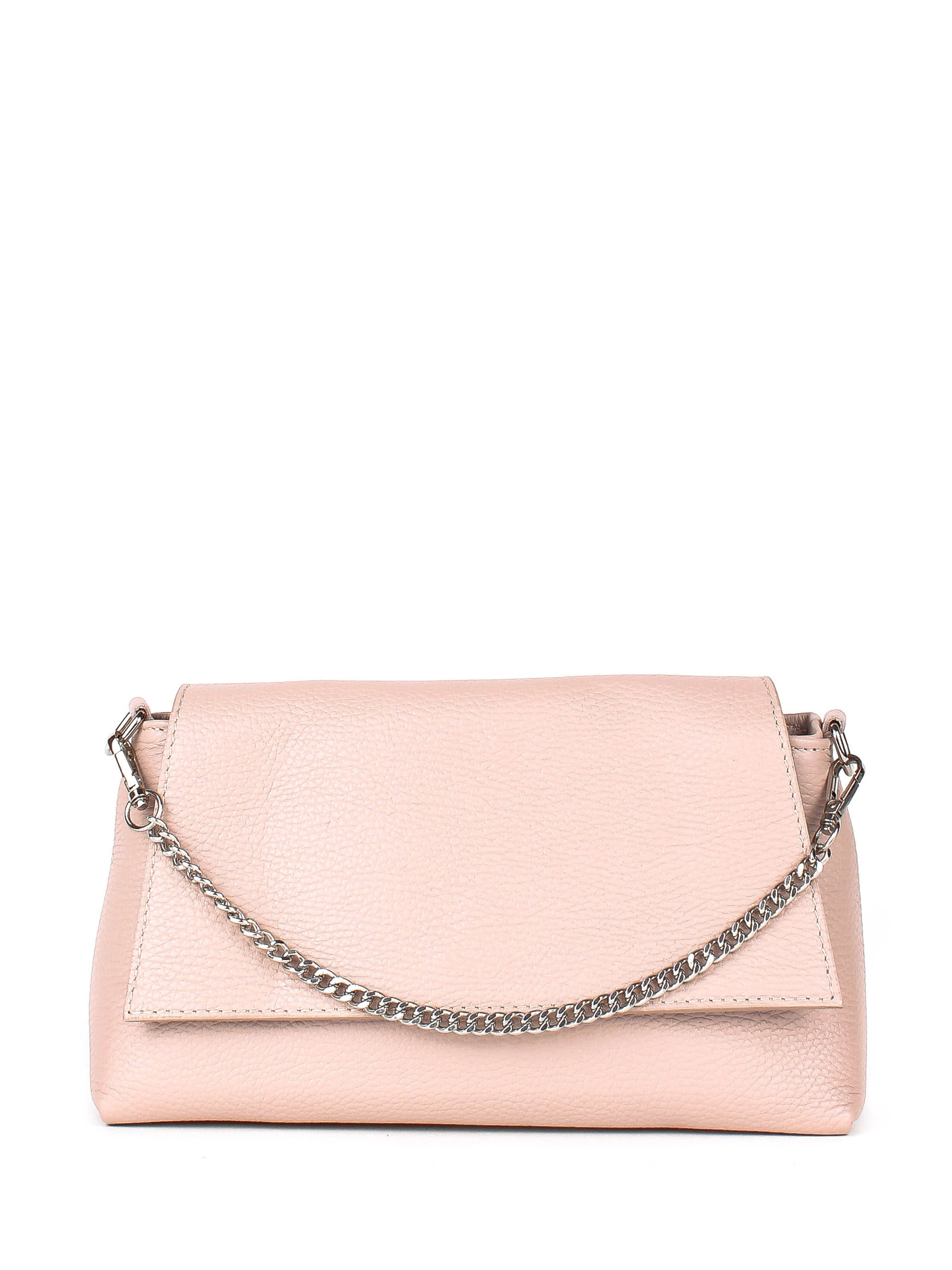 Bandolera de piel italiana Gris 2533-52-32