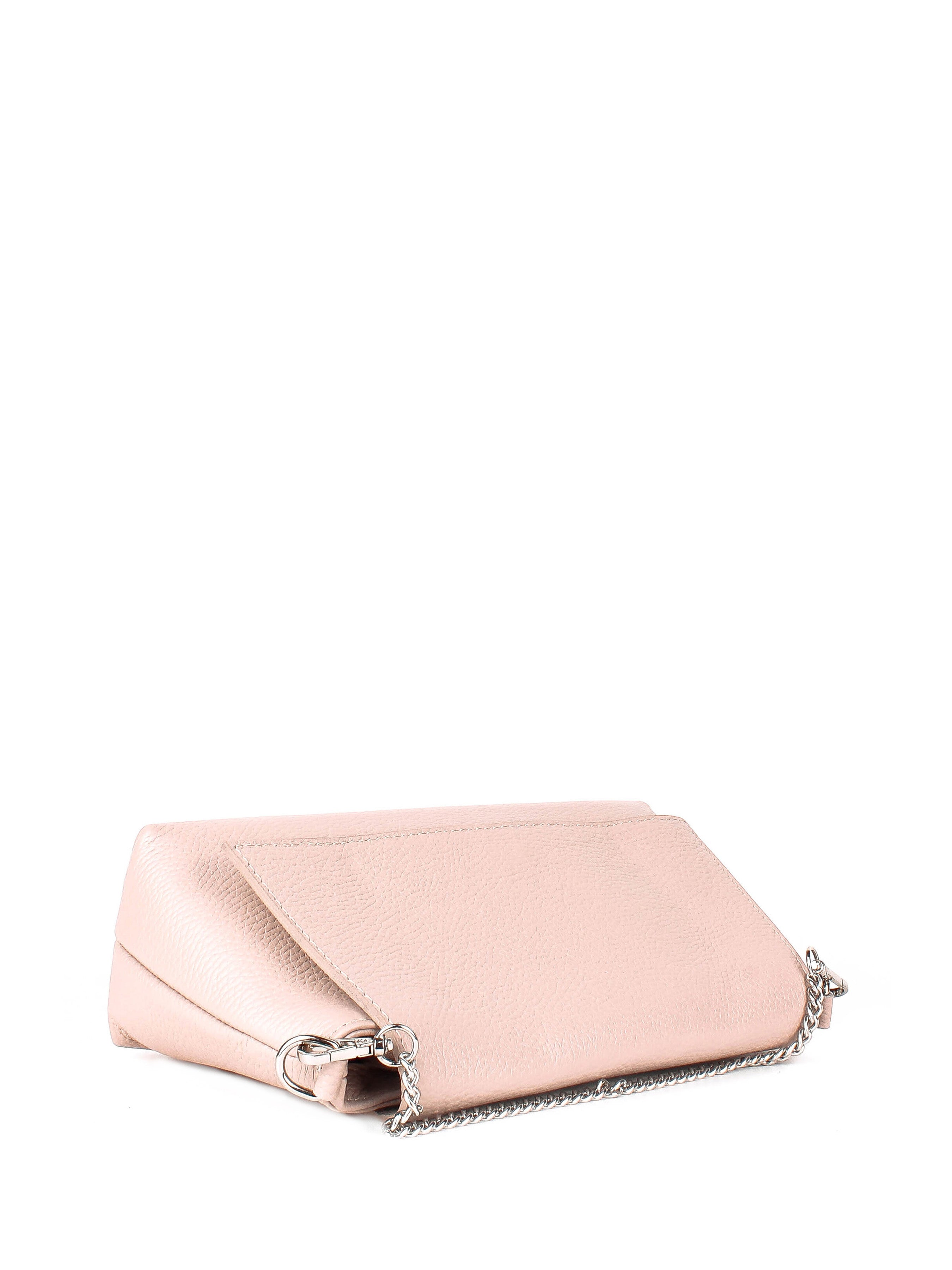 Bandolera de piel italiana Gris 2533-52-32