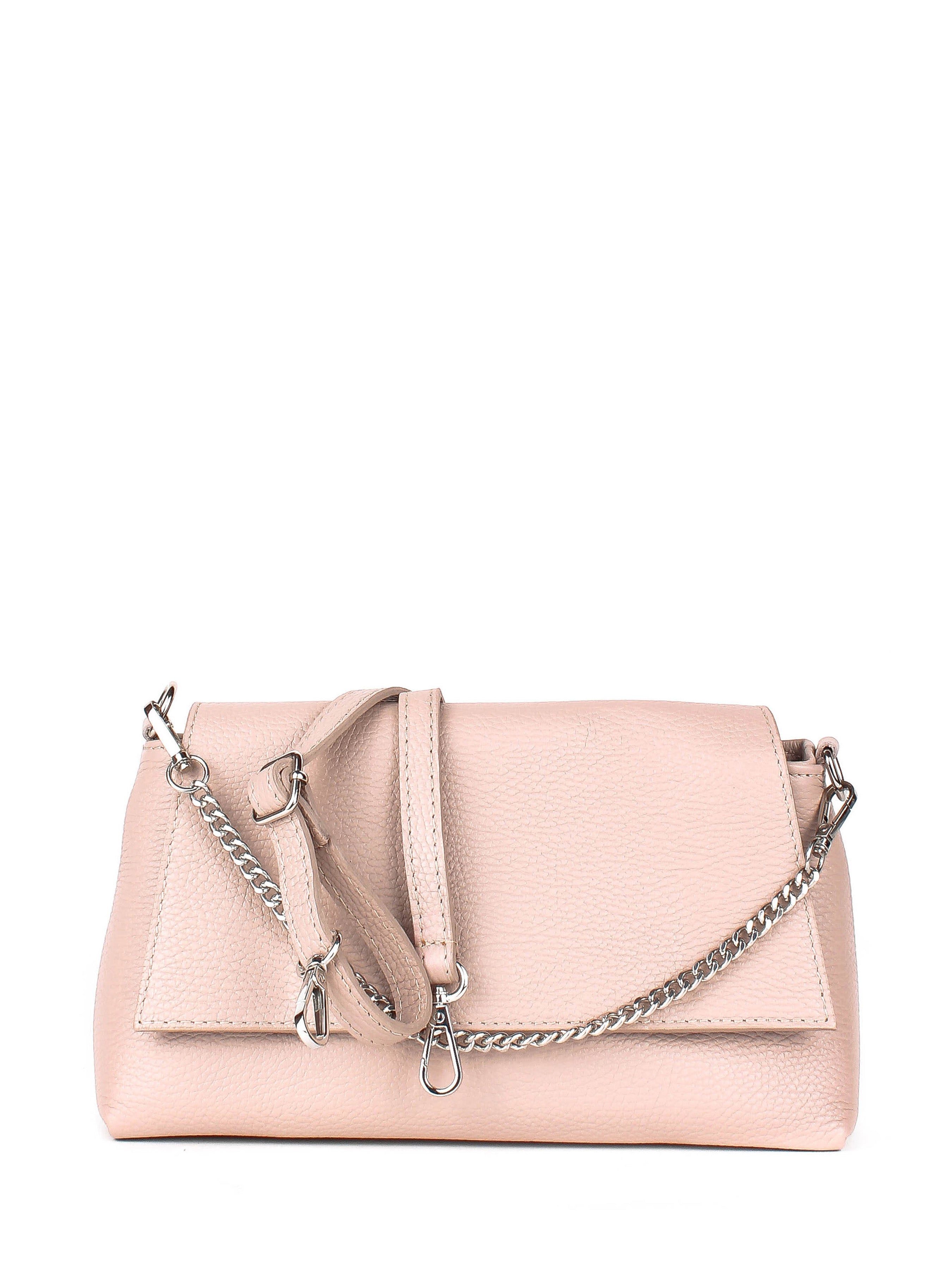 Bandolera de piel italiana Gris 2533-52-32