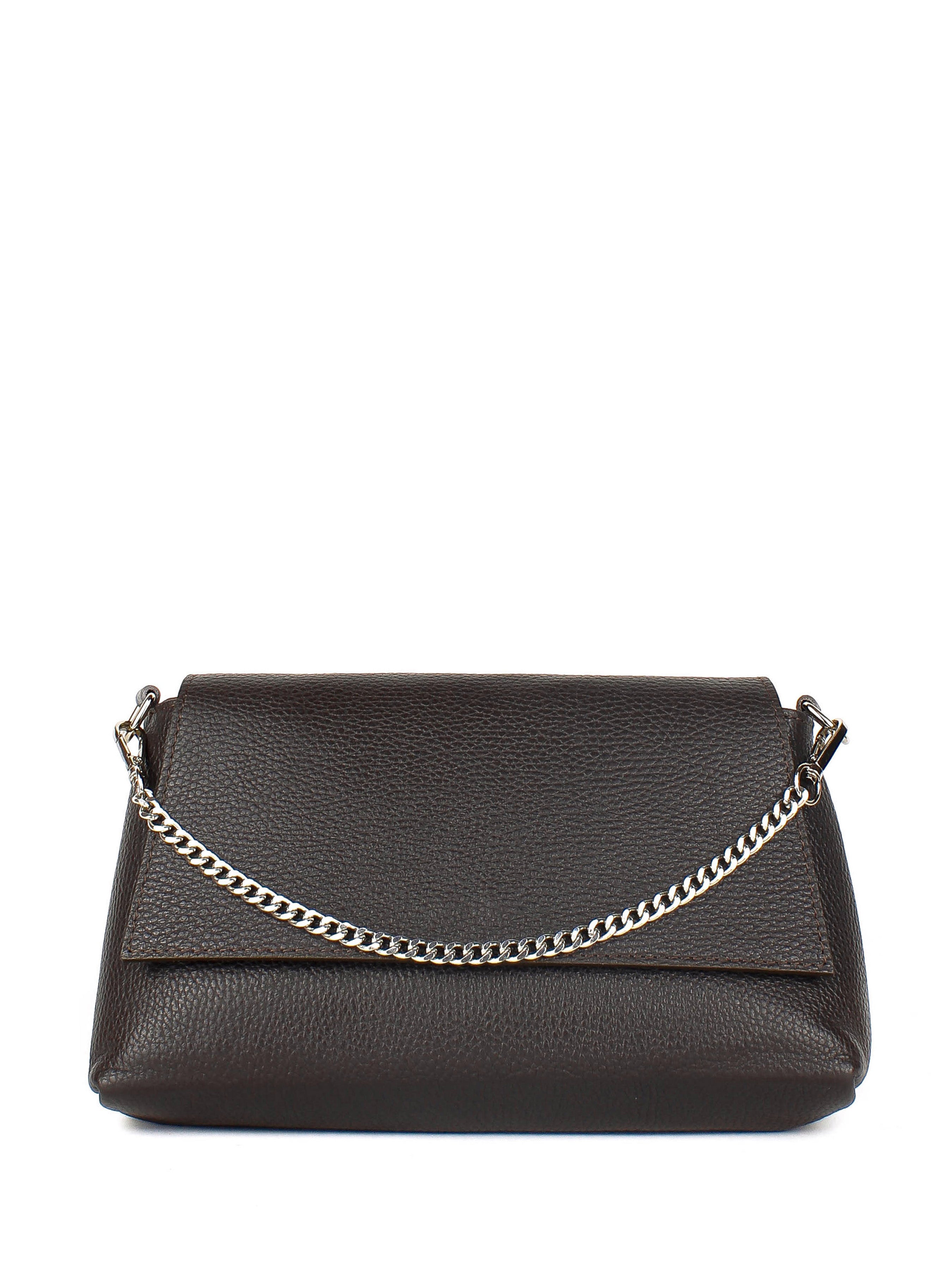 Bandolera de piel italiana Marrón 2533-06-32