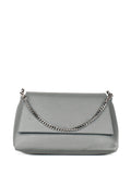 Bandolera de piel italiana Gris 2533-18-32