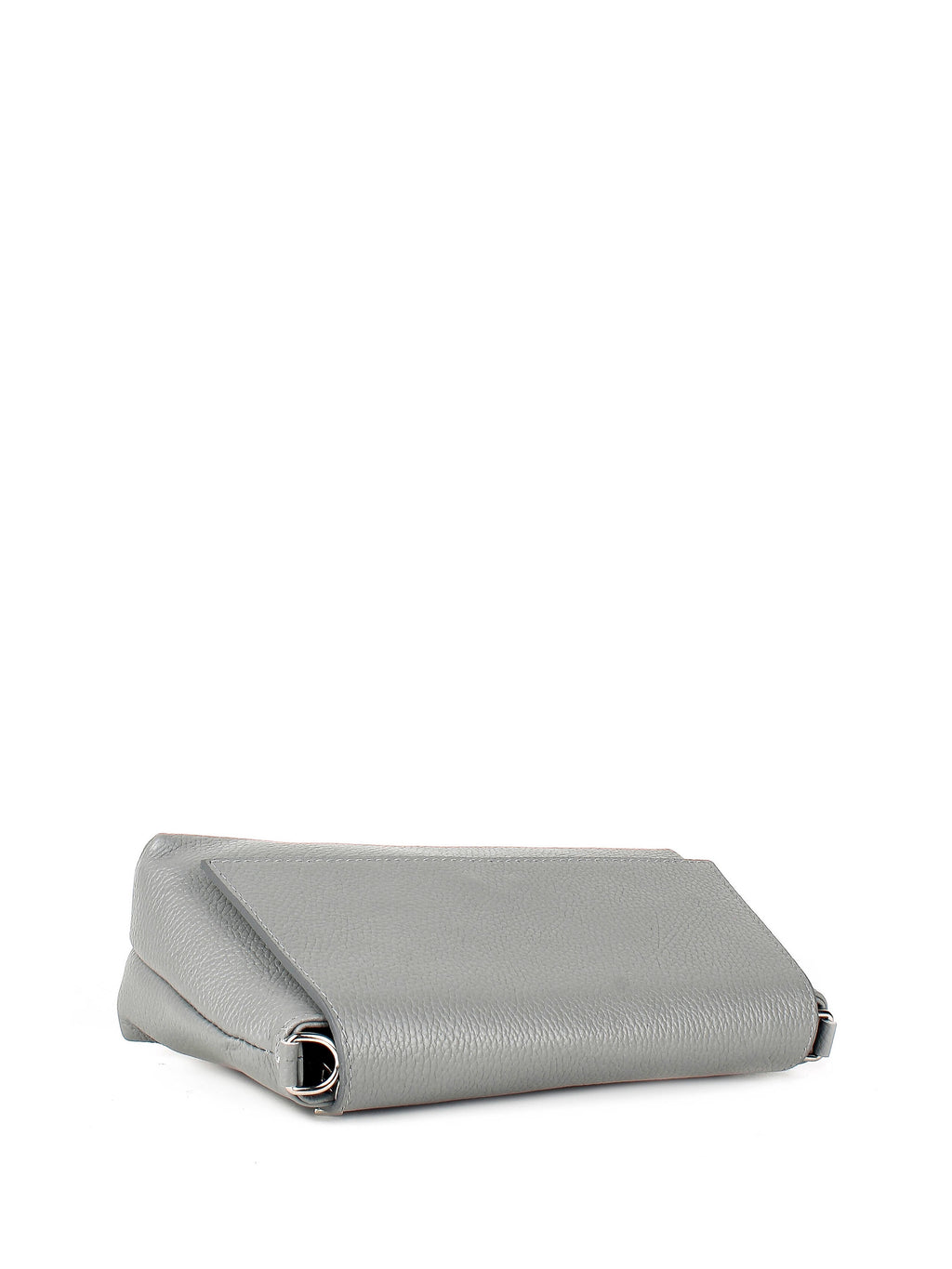 Bandolera de piel italiana Gris 2533-18-32