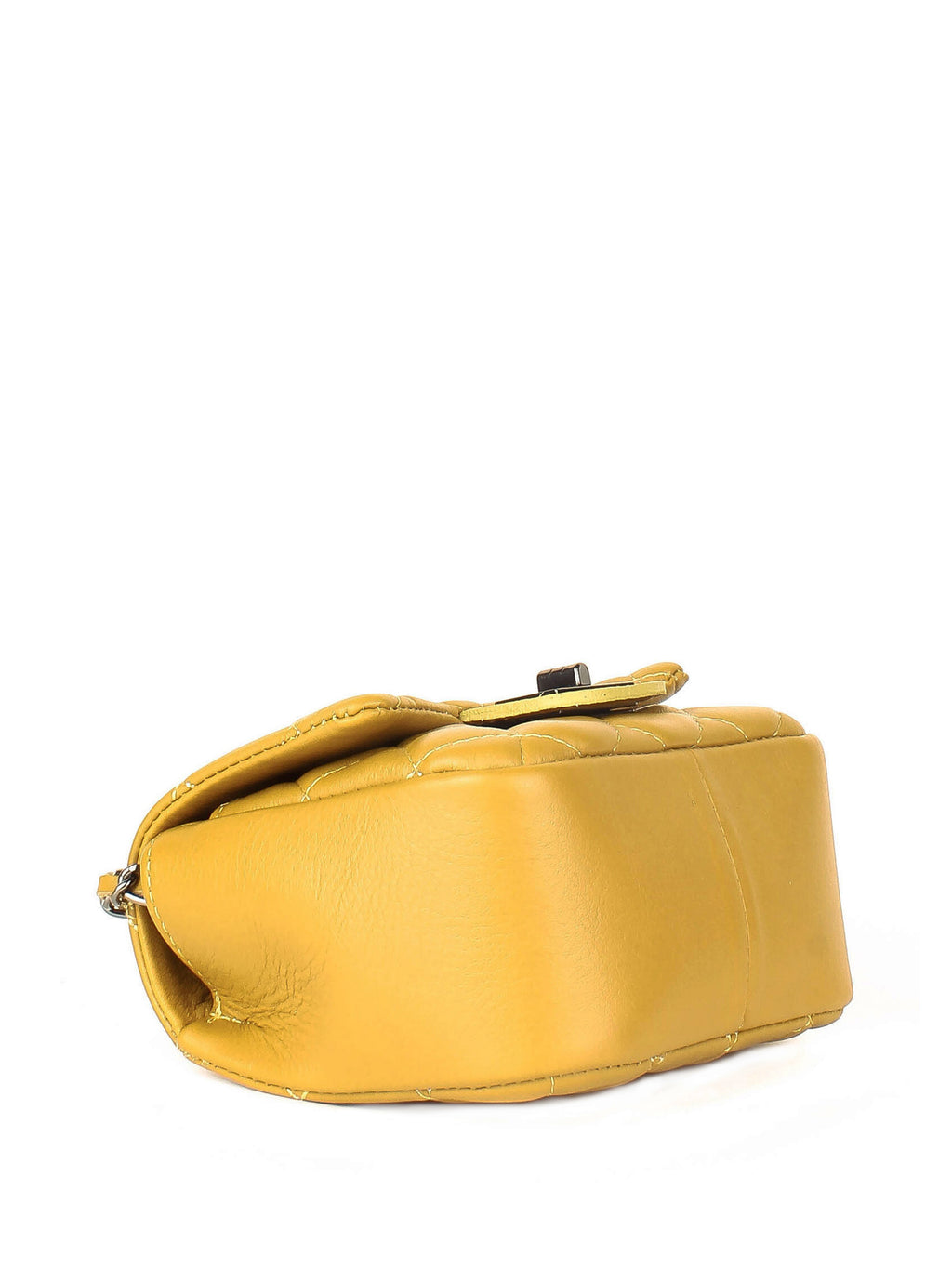 Bandolera de piel italiana Amarillo 5823-55-37