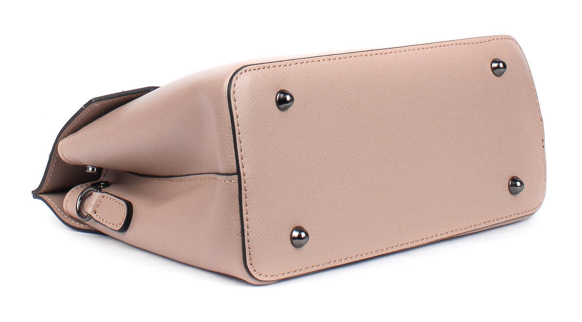 Bolso de mano de piel italiana ALTO Beige