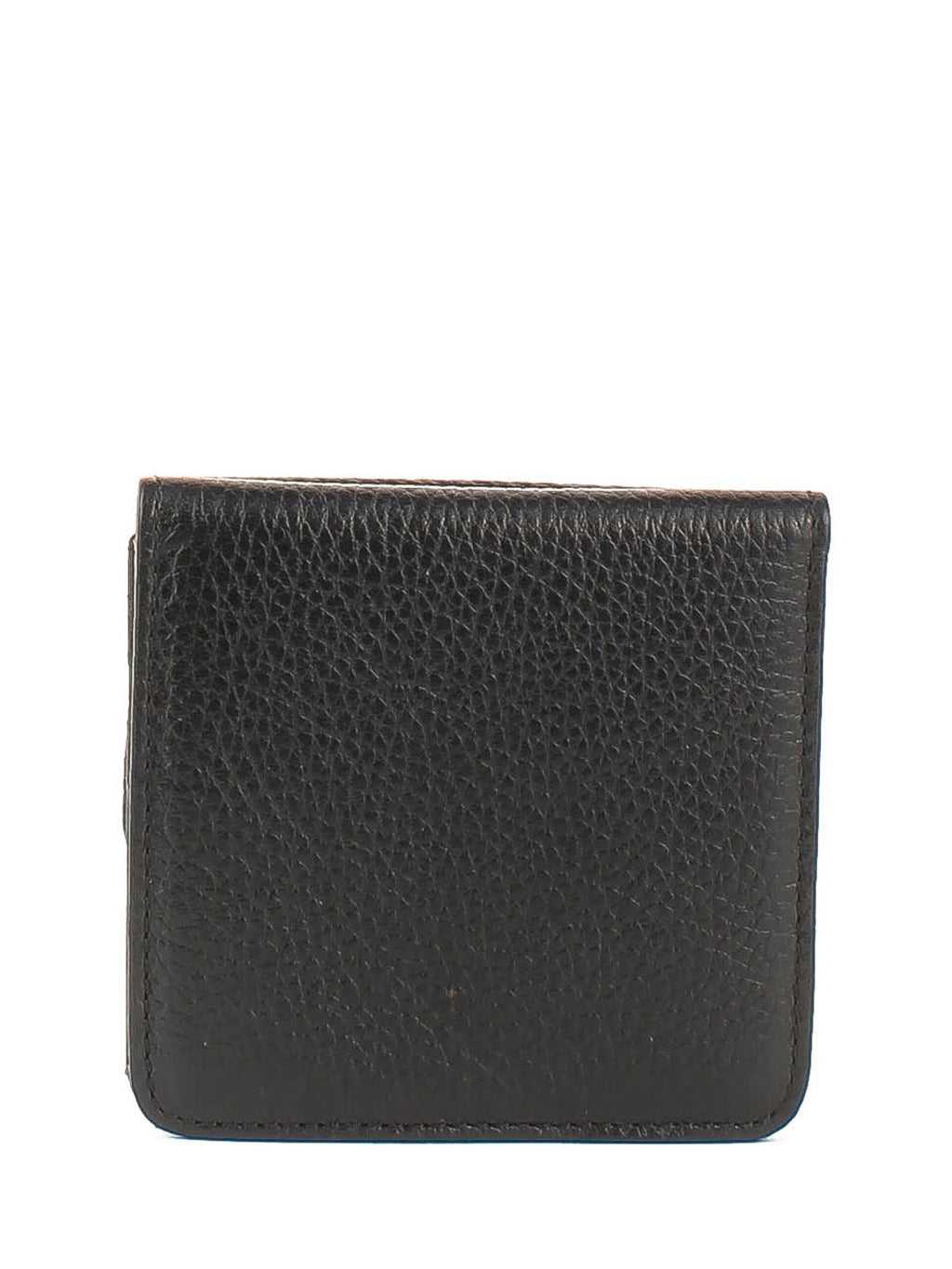 Cartera de piel italiana Negro 1106-45