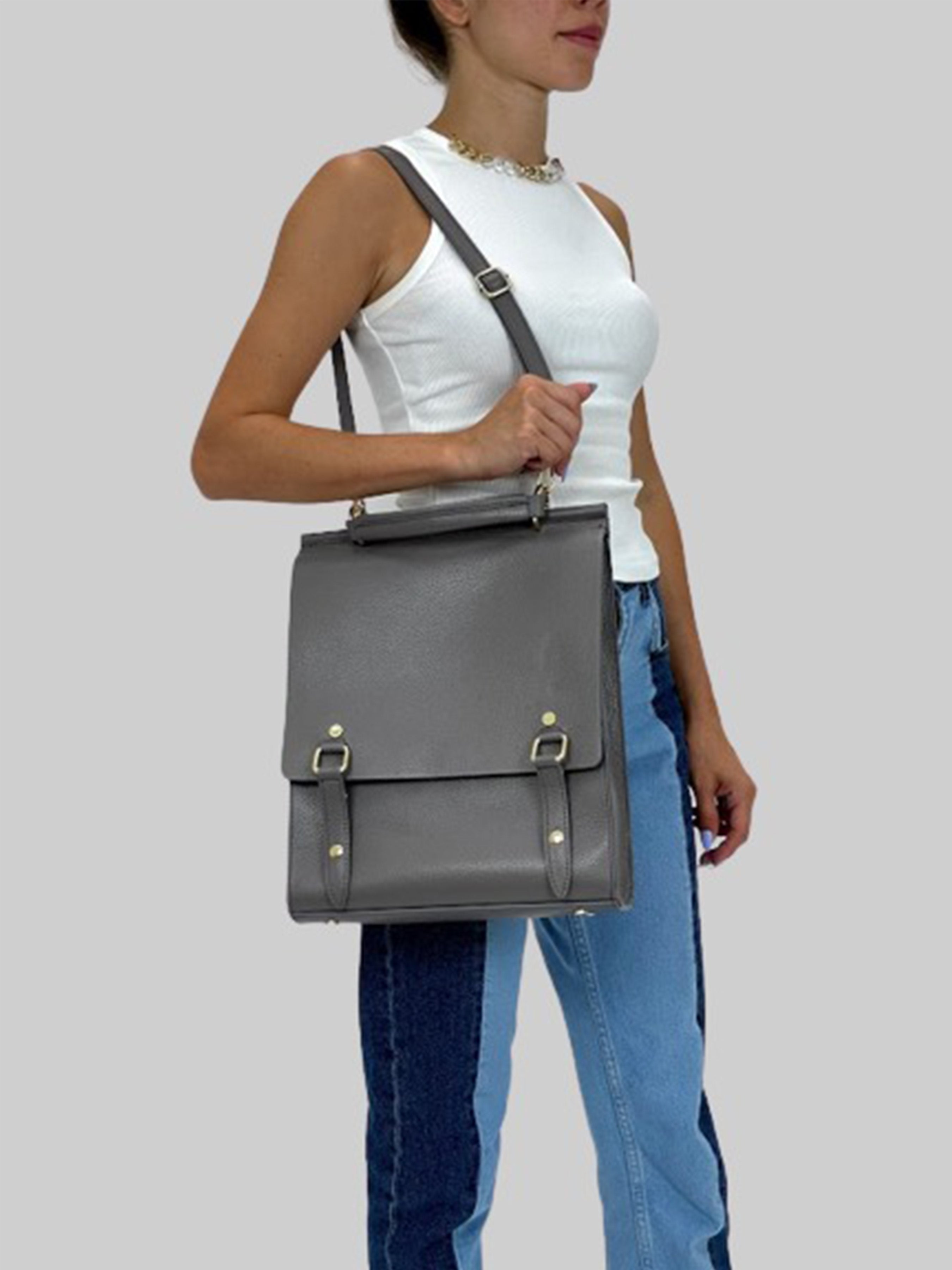 Mochila de mujer СONSERVATORIO Gris