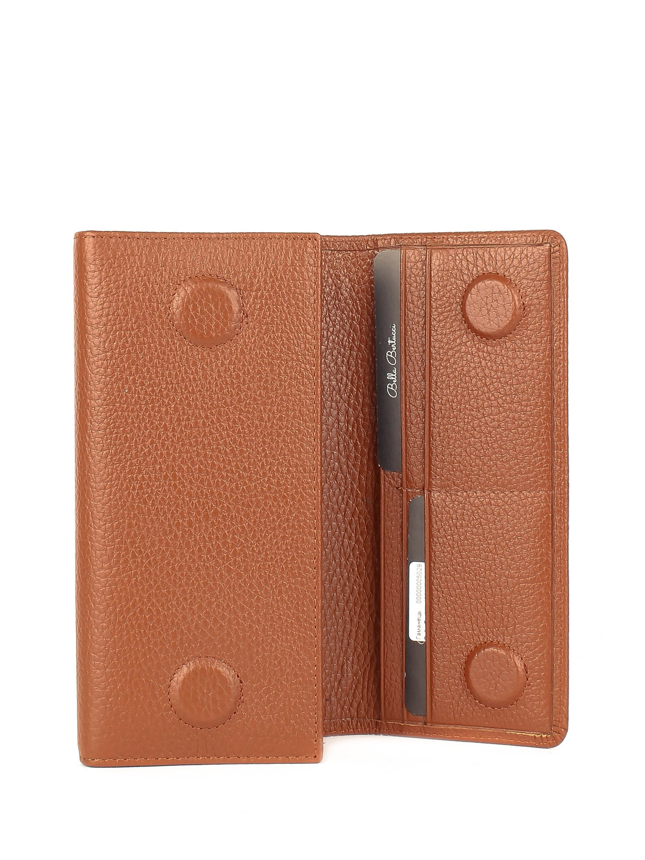 Cartera de piel italiana Rojo 900-5