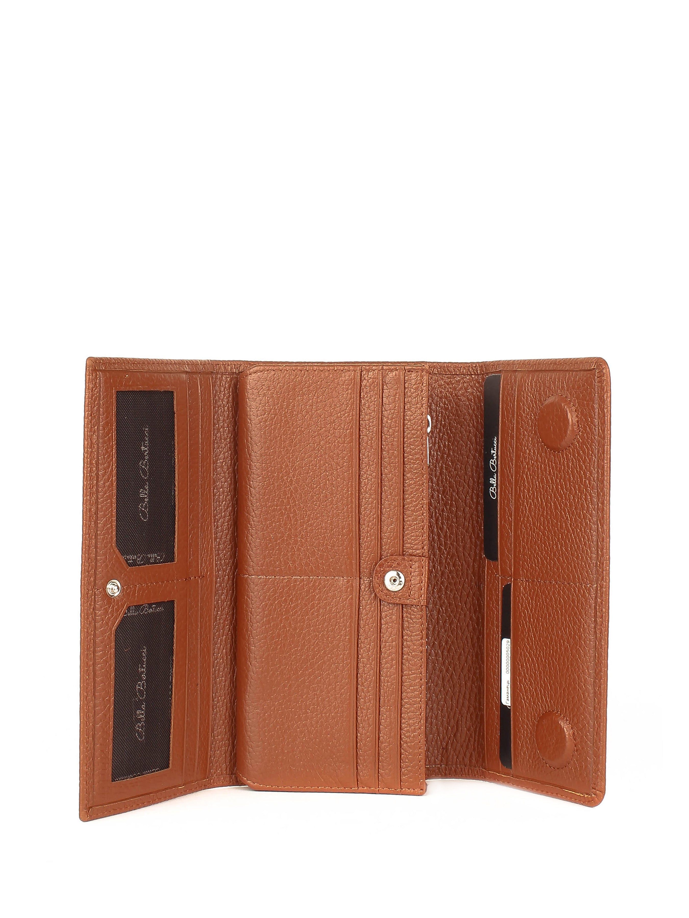 Cartera de piel italiana Rojo 900-5