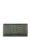 Cartera de piel italiana Verde 900-908