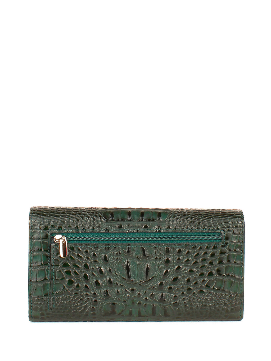 Cartera de piel italiana Verde 900-908