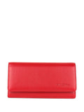 Cartera de piel italiana Rojo 900-4