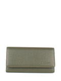 Cartera de piel italiana Verde 900-774