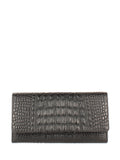 Cartera de piel italiana Negro 900-884