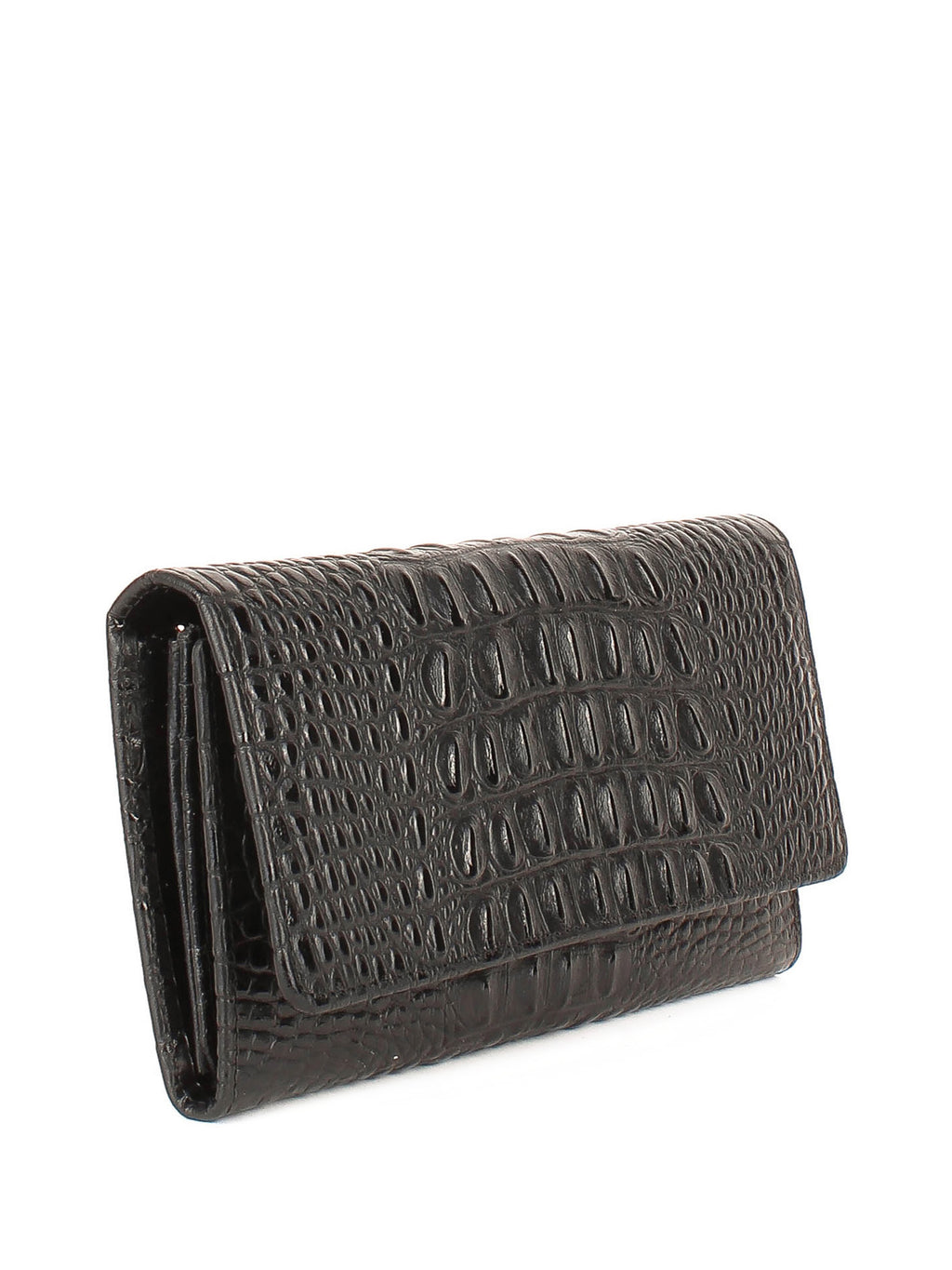 Cartera de piel italiana Negro 900-884