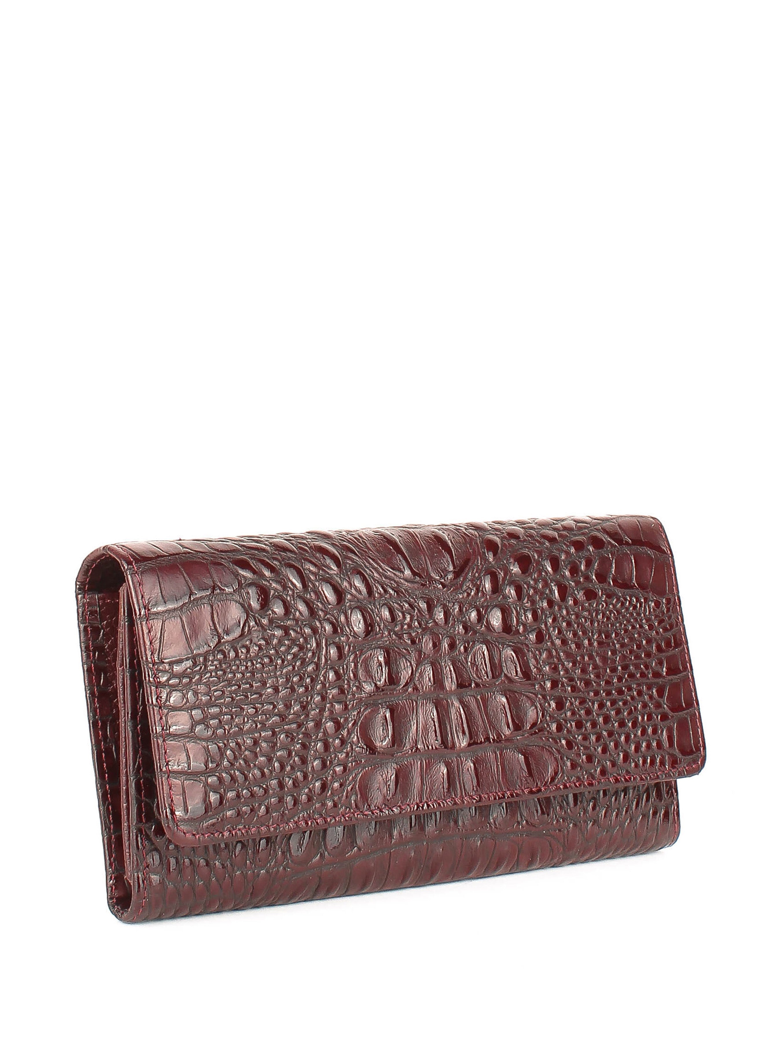 Cartera de piel italiana Burgoña 900-909