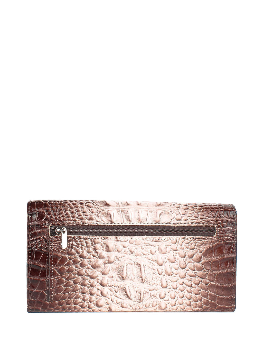 Cartera de piel italiana Gris, Marrón 900-830