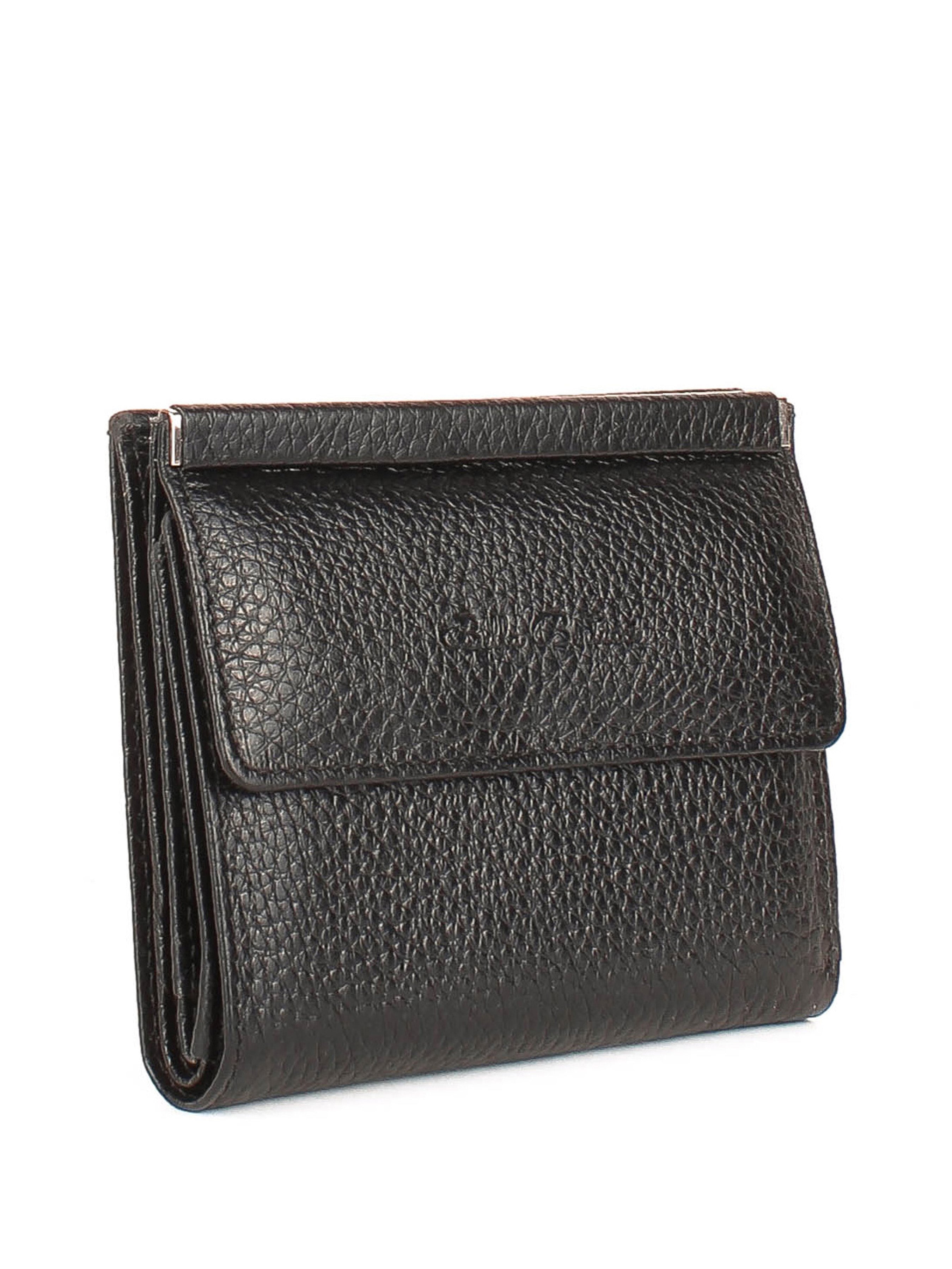 Bandolera de piel italiana Negro 105-01