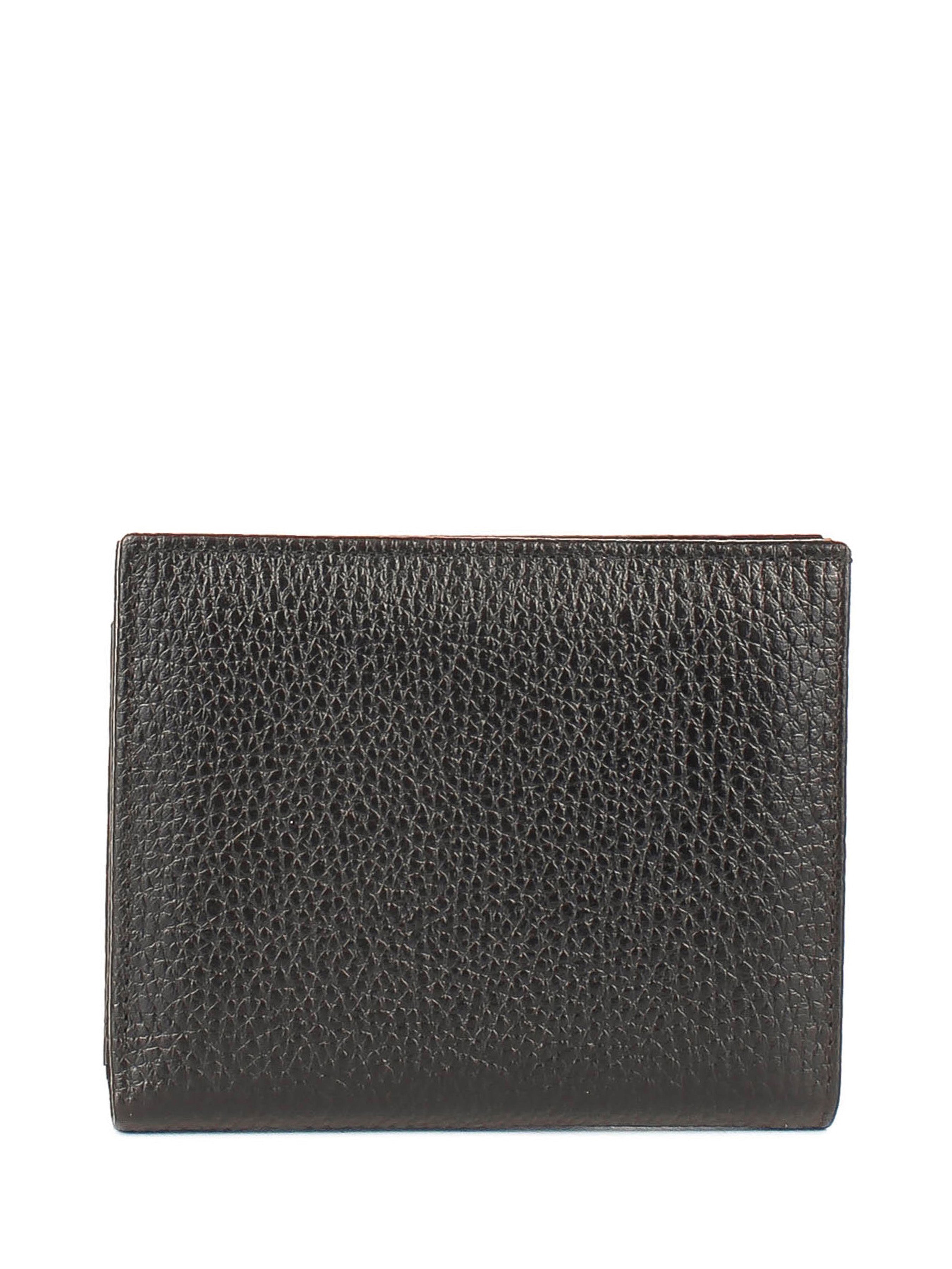 Bandolera de piel italiana Negro 105-01