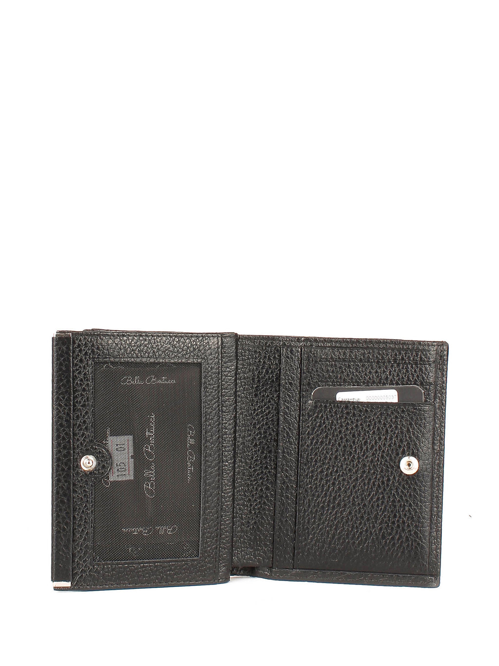 Bandolera de piel italiana Negro 105-01