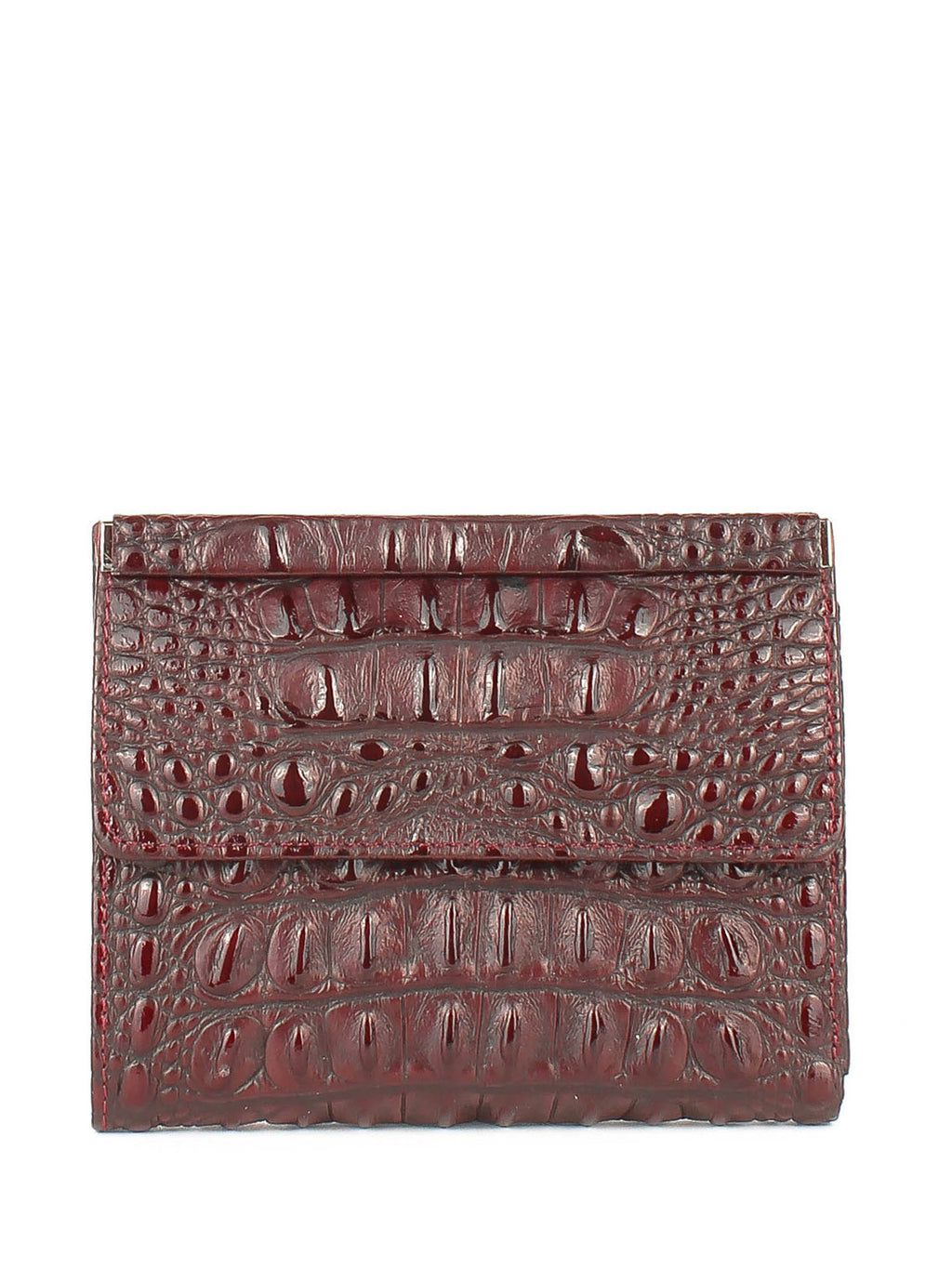 Bandolera de piel italiana Burgoña 105-909