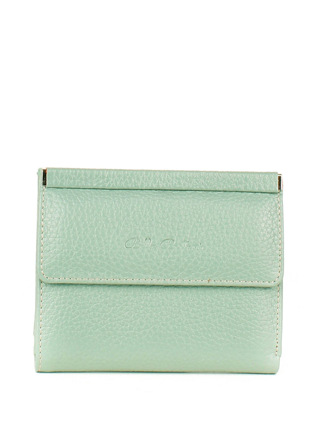 Bandolera de piel italiana Verde 105-752