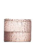 Bandolera de piel italiana Gris, Marrón 105-830