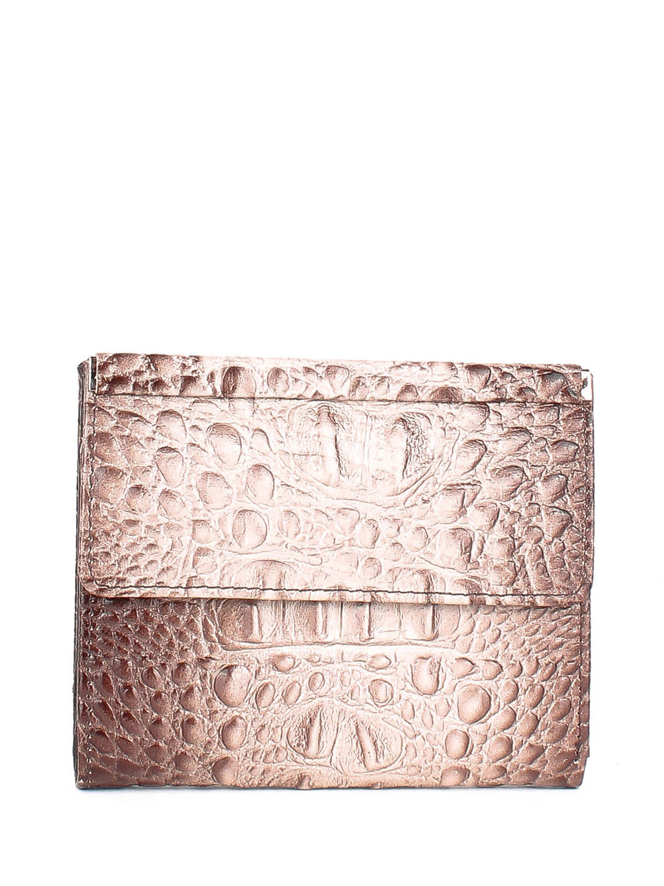 Bandolera de piel italiana Gris, Marrón 105-830