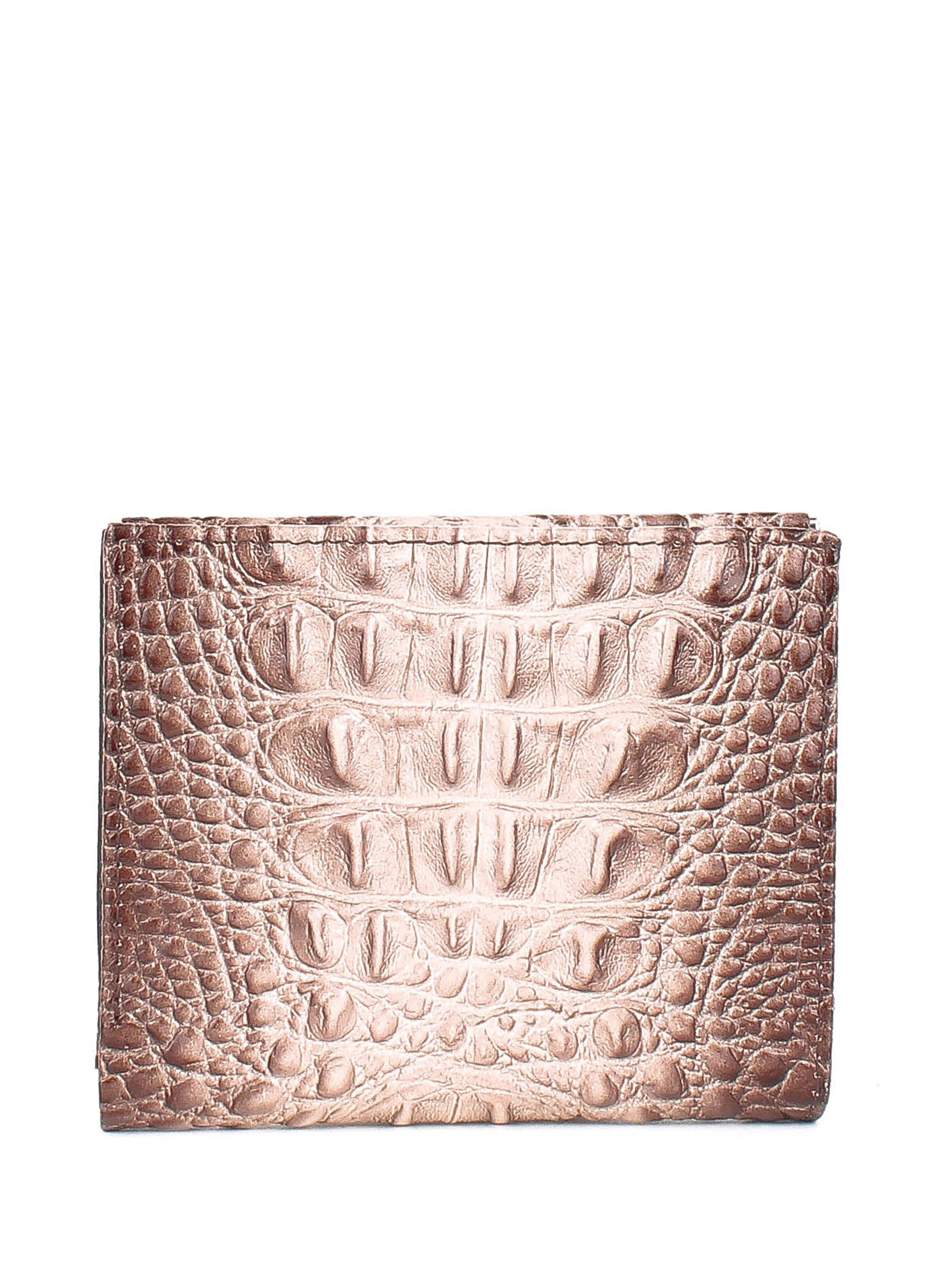 Bandolera de piel italiana Gris, Marrón 105-830