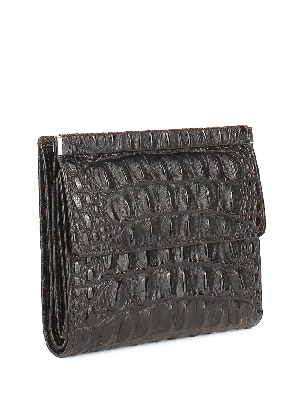 Bandolera de piel italiana Negro 105-884