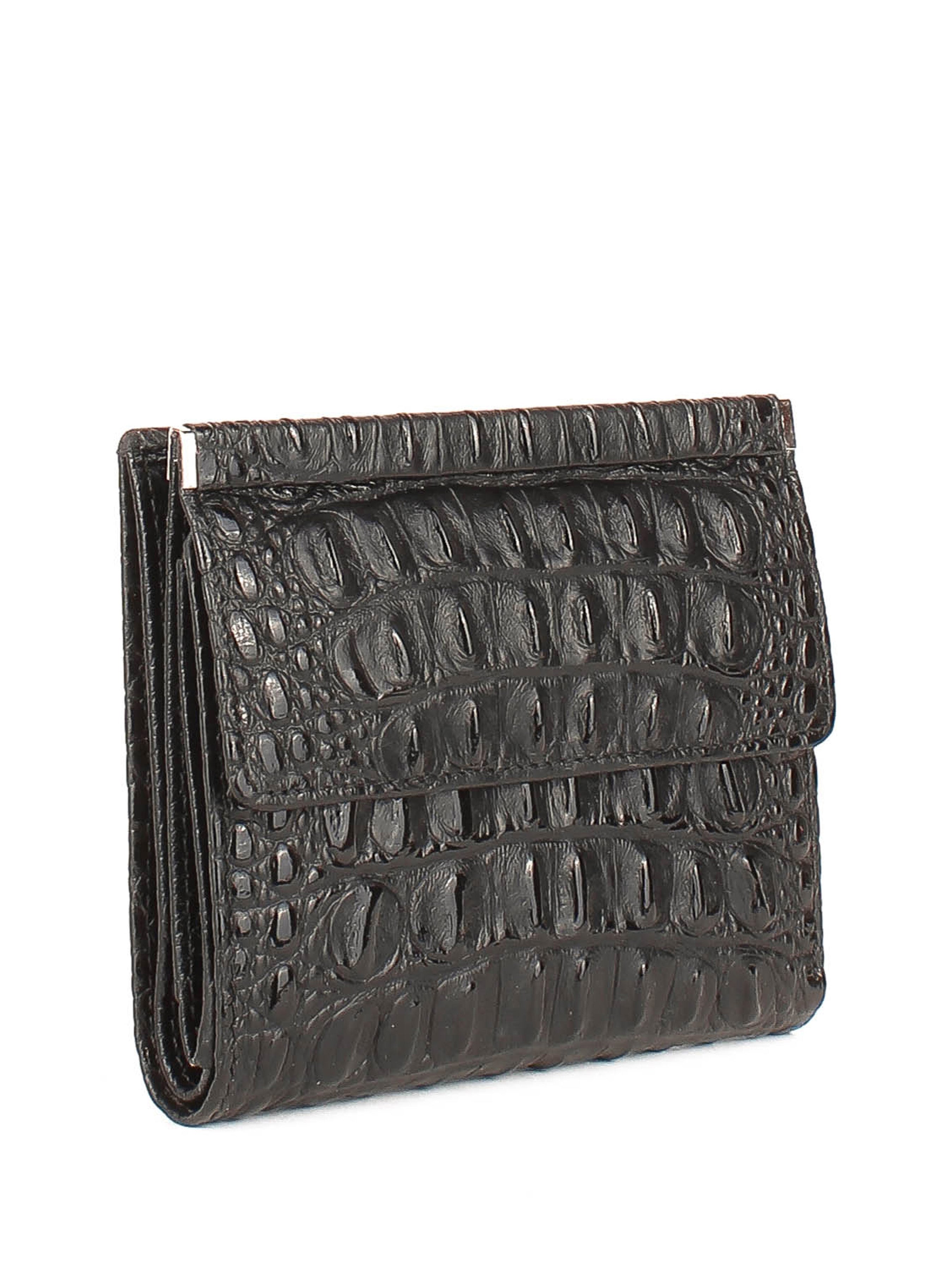 Bandolera de piel italiana Negro 105-884