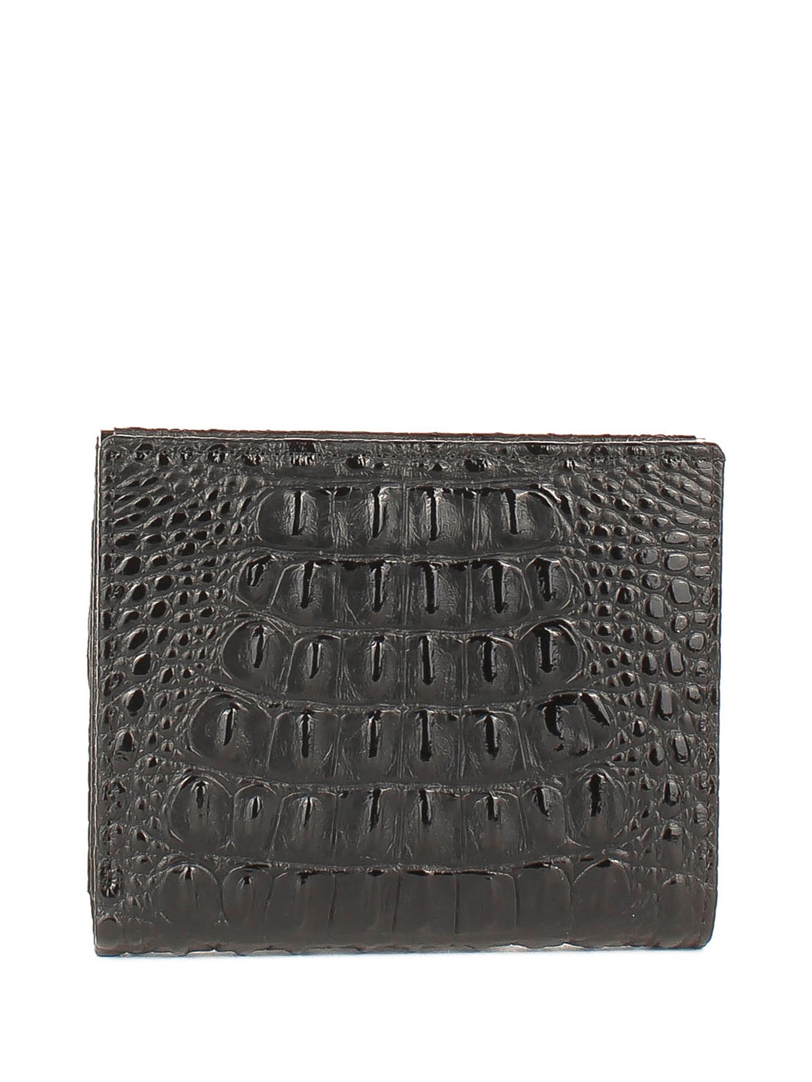 Bandolera de piel italiana Negro 105-884