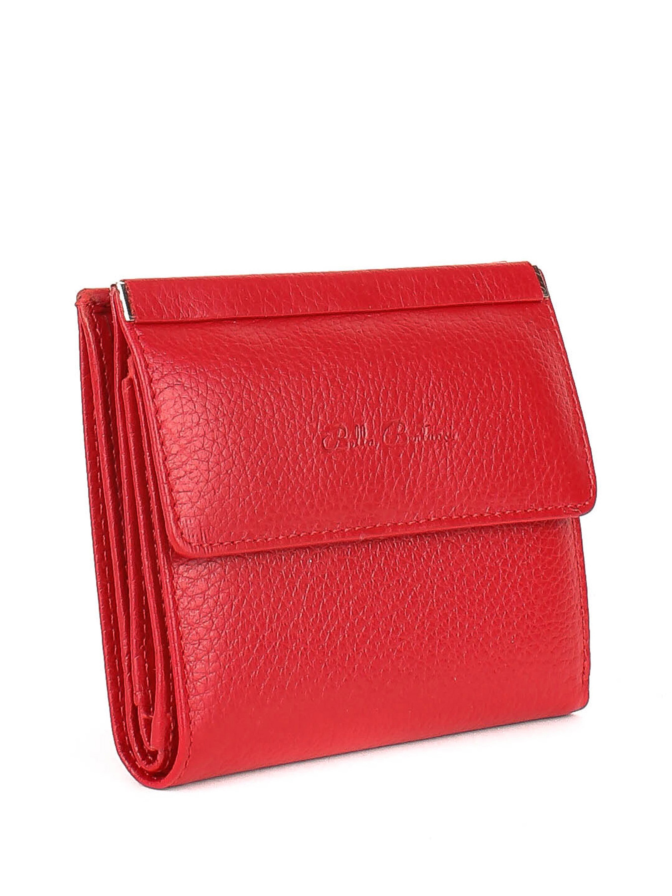 Bandolera de piel italiana Rojo 105-4