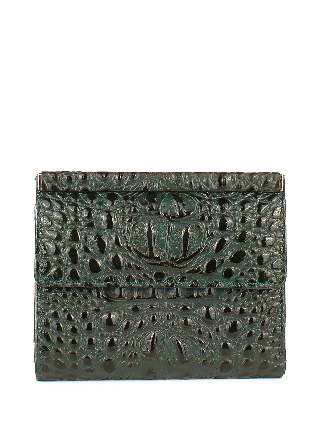 Bandolera de piel italiana Verde 105-908