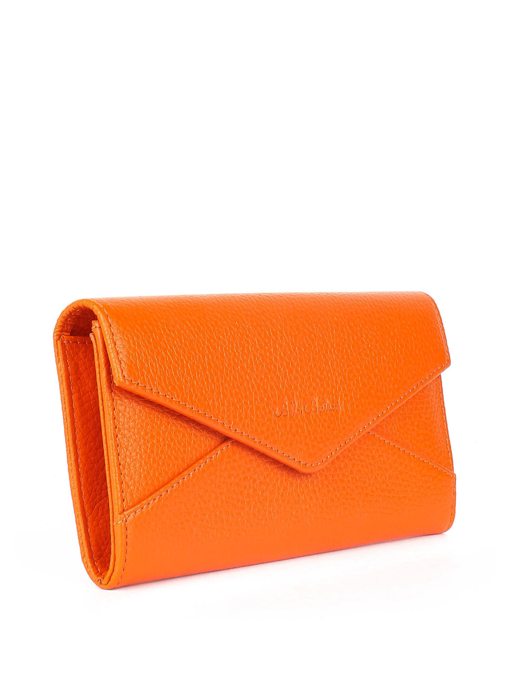 Bandolera de piel italiana Amarillo 157-374