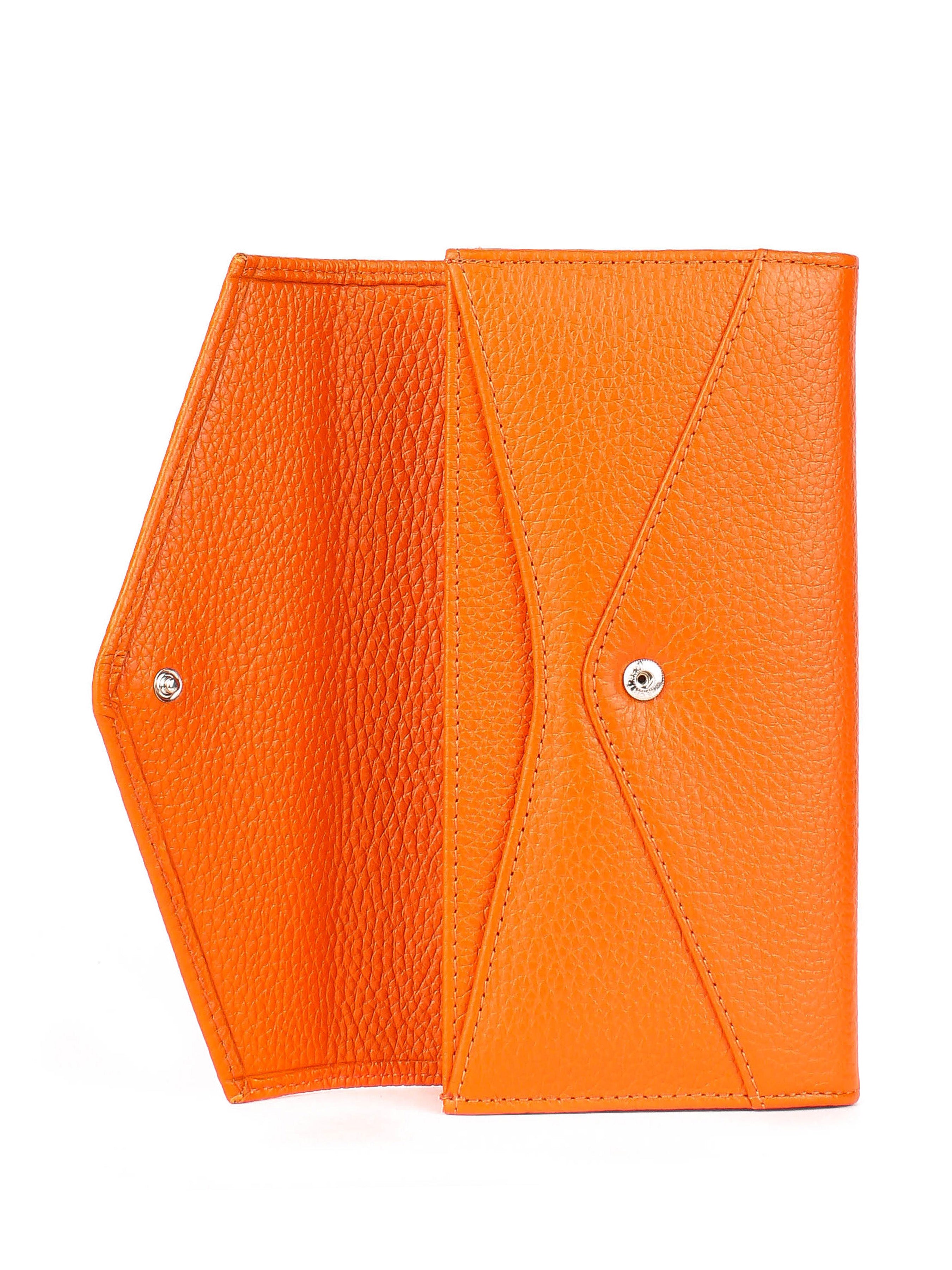 Bandolera de piel italiana Amarillo 157-374