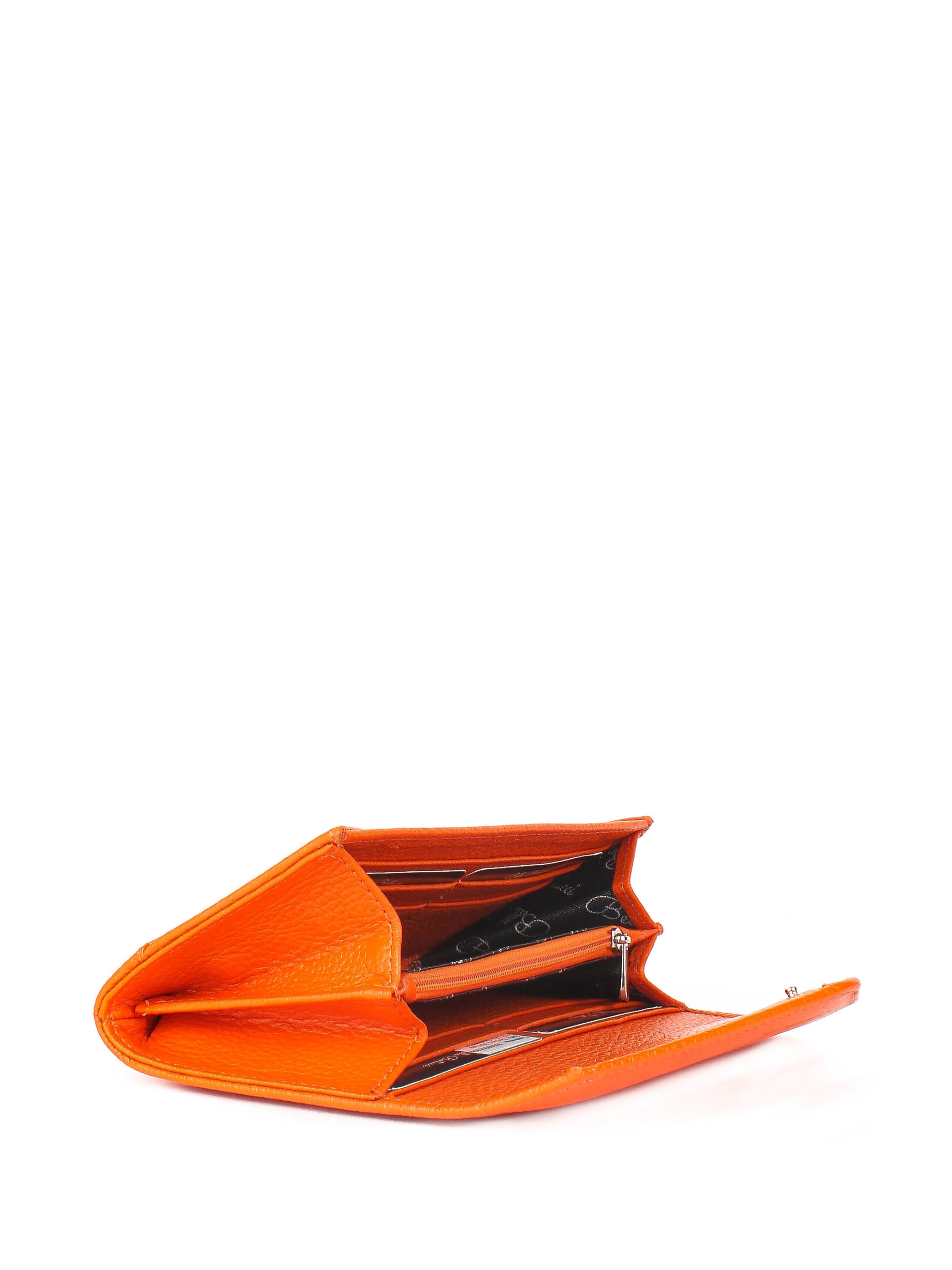 Bandolera de piel italiana Amarillo 157-374