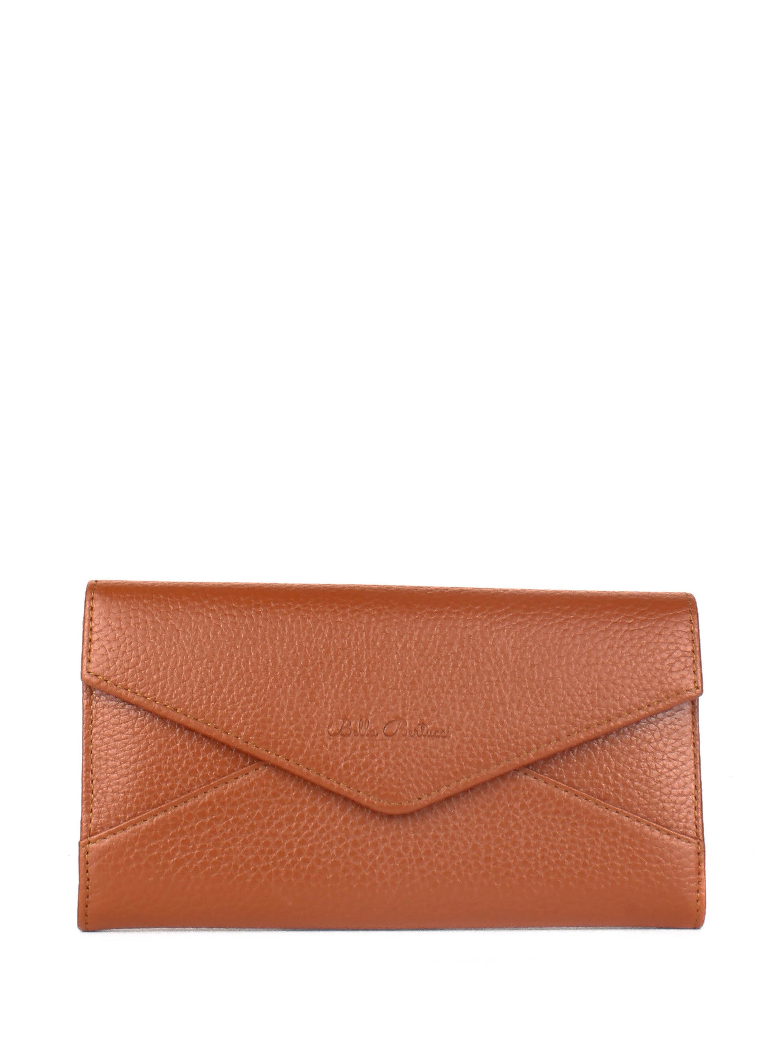 Bandolera de piel italiana Rojo 157-5