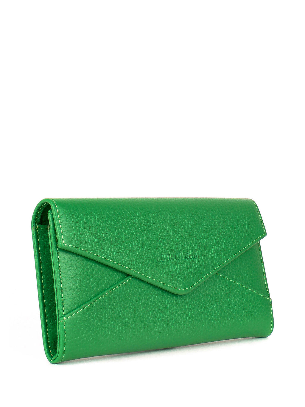 Bandolera de piel italiana Verde 157-651