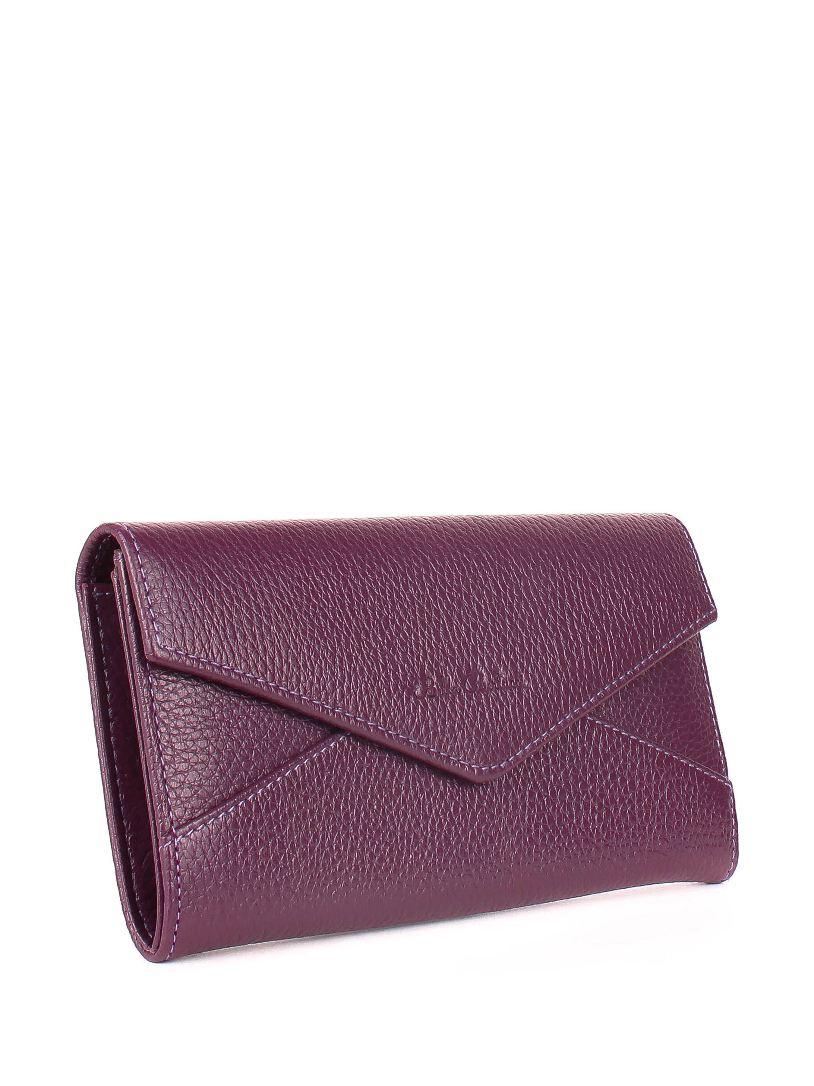 Bandolera de piel italiana Morado 157-413